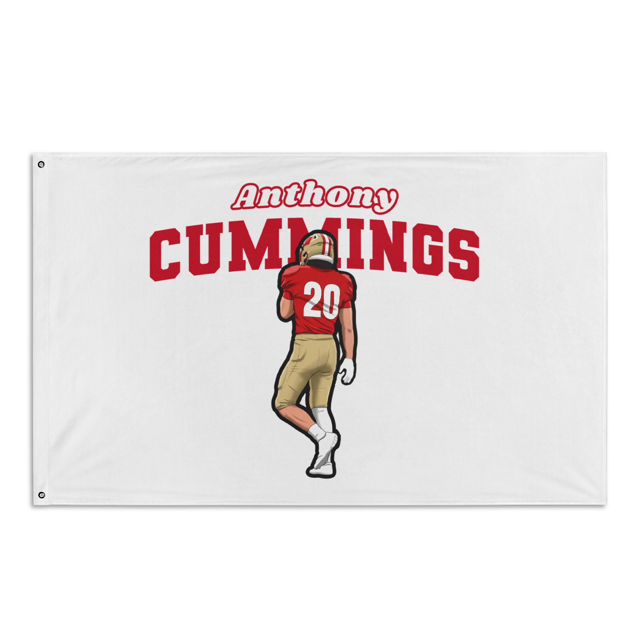 Flag (35 × 56 in) — character_name_arch in Classic
