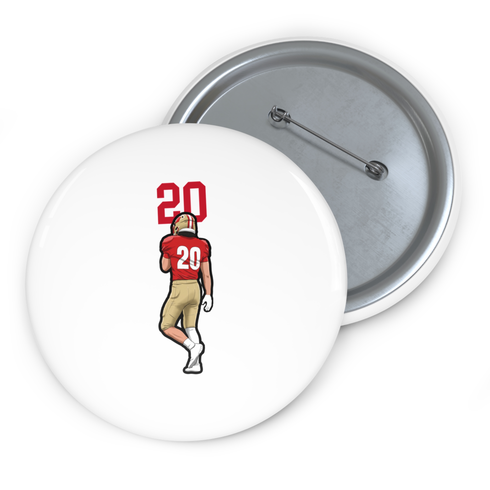 Game Day Pin — character_number_top in Classic