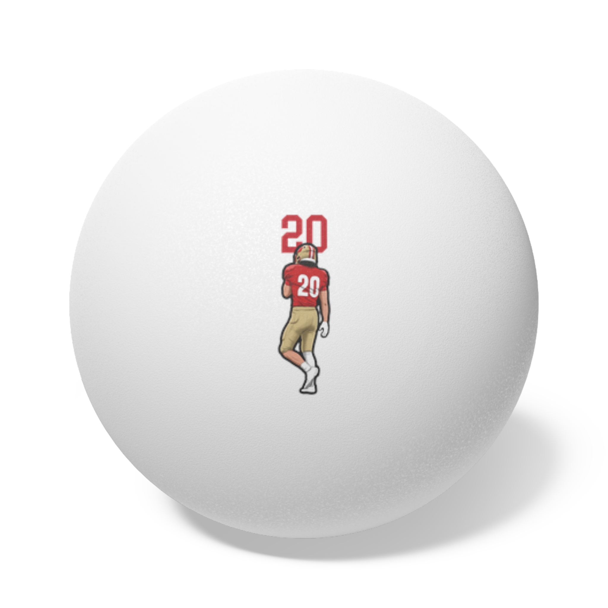 Ping Pong Balls, 6 pcs — character_number_top in White