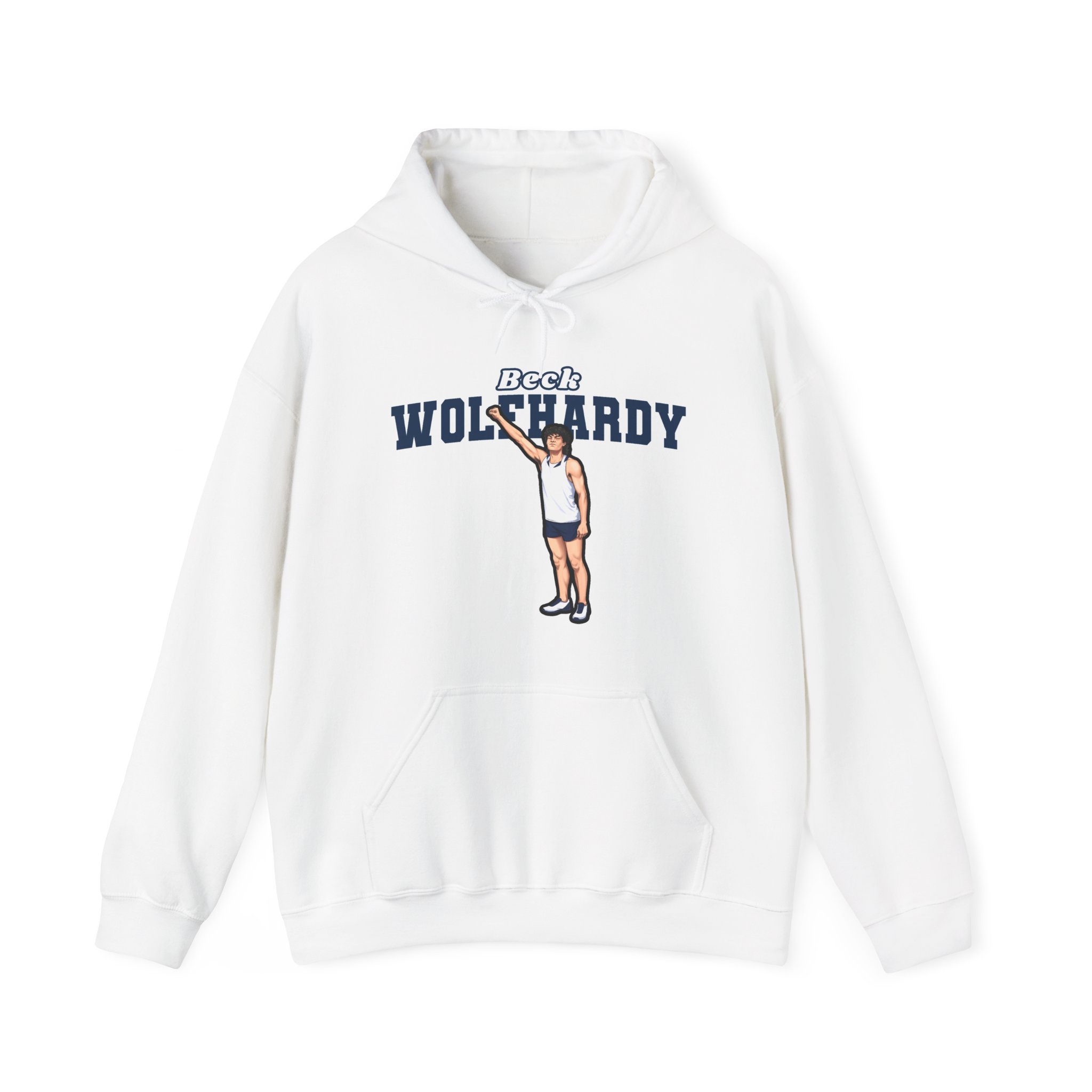 Hoodie — character_name_arch in White