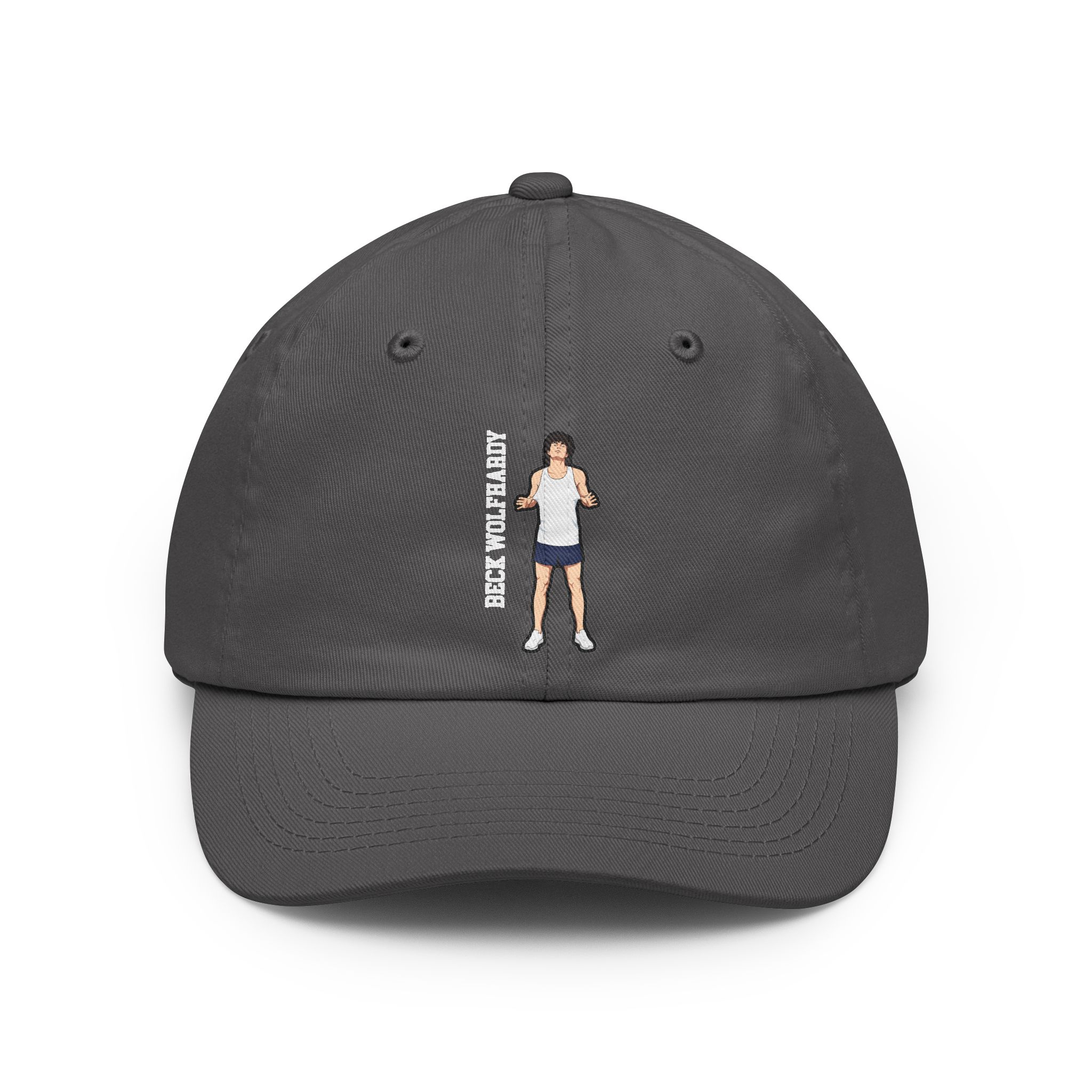 Classic Cap — character_name_vertical in Grey
