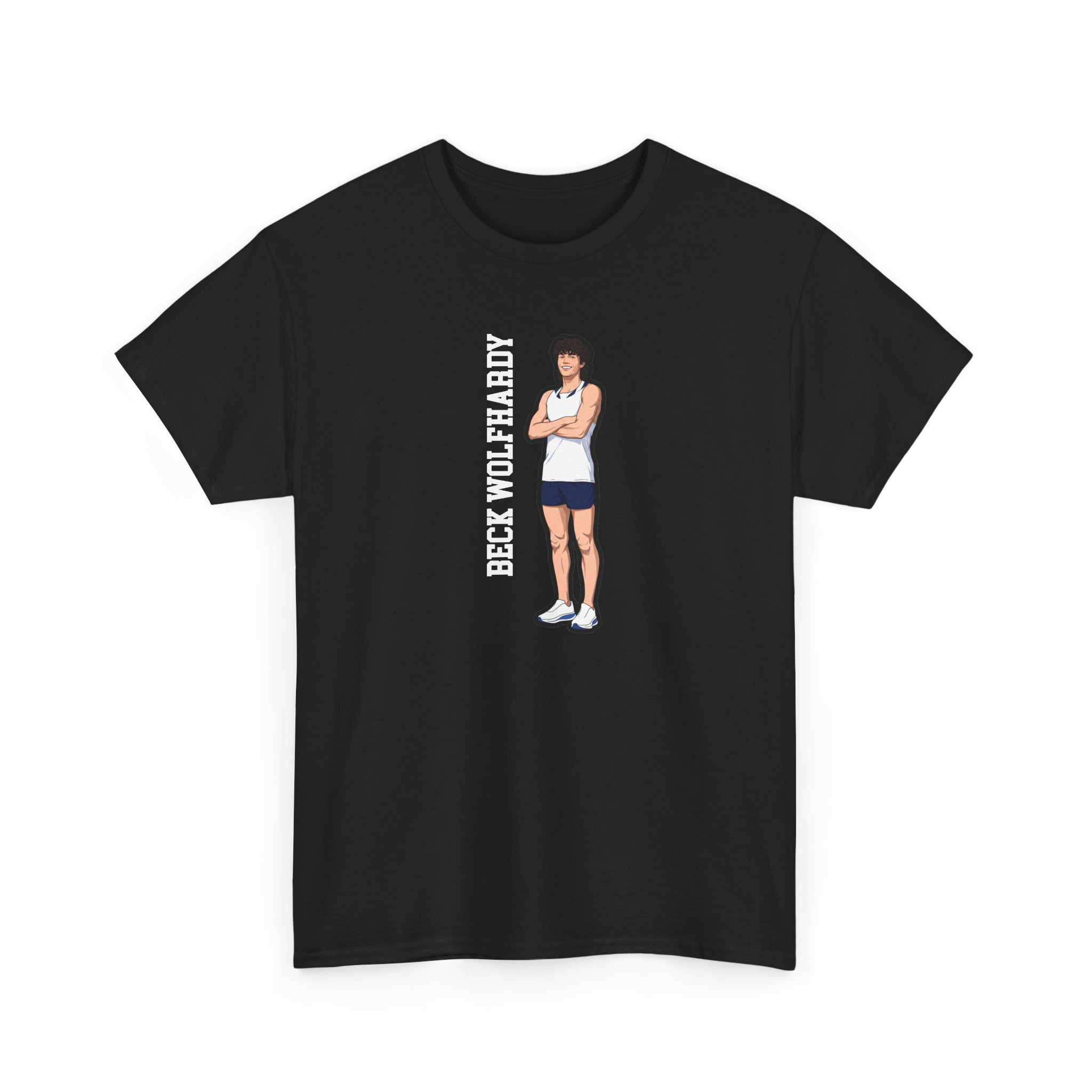 Tee — character_name_vertical in Black