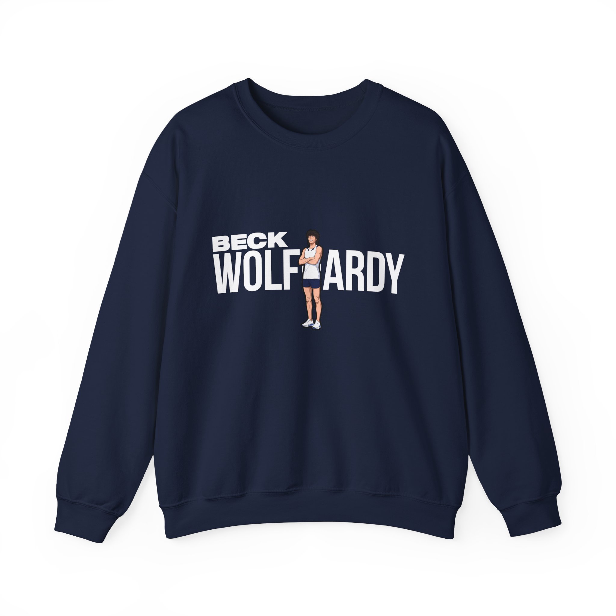 Crewneck Sweatshirt — character_player_name in Navy