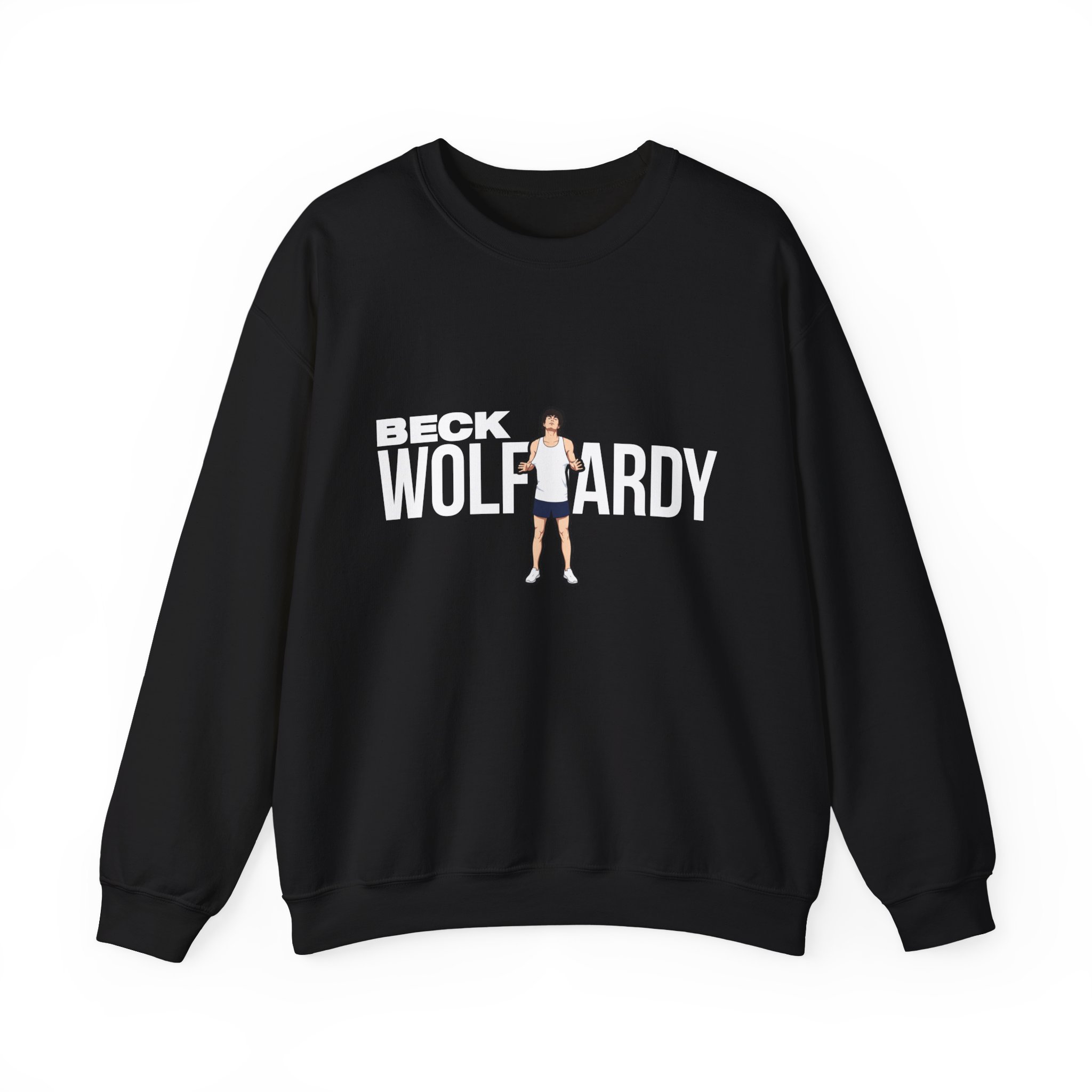 Crewneck Sweatshirt — character_player_name in Black