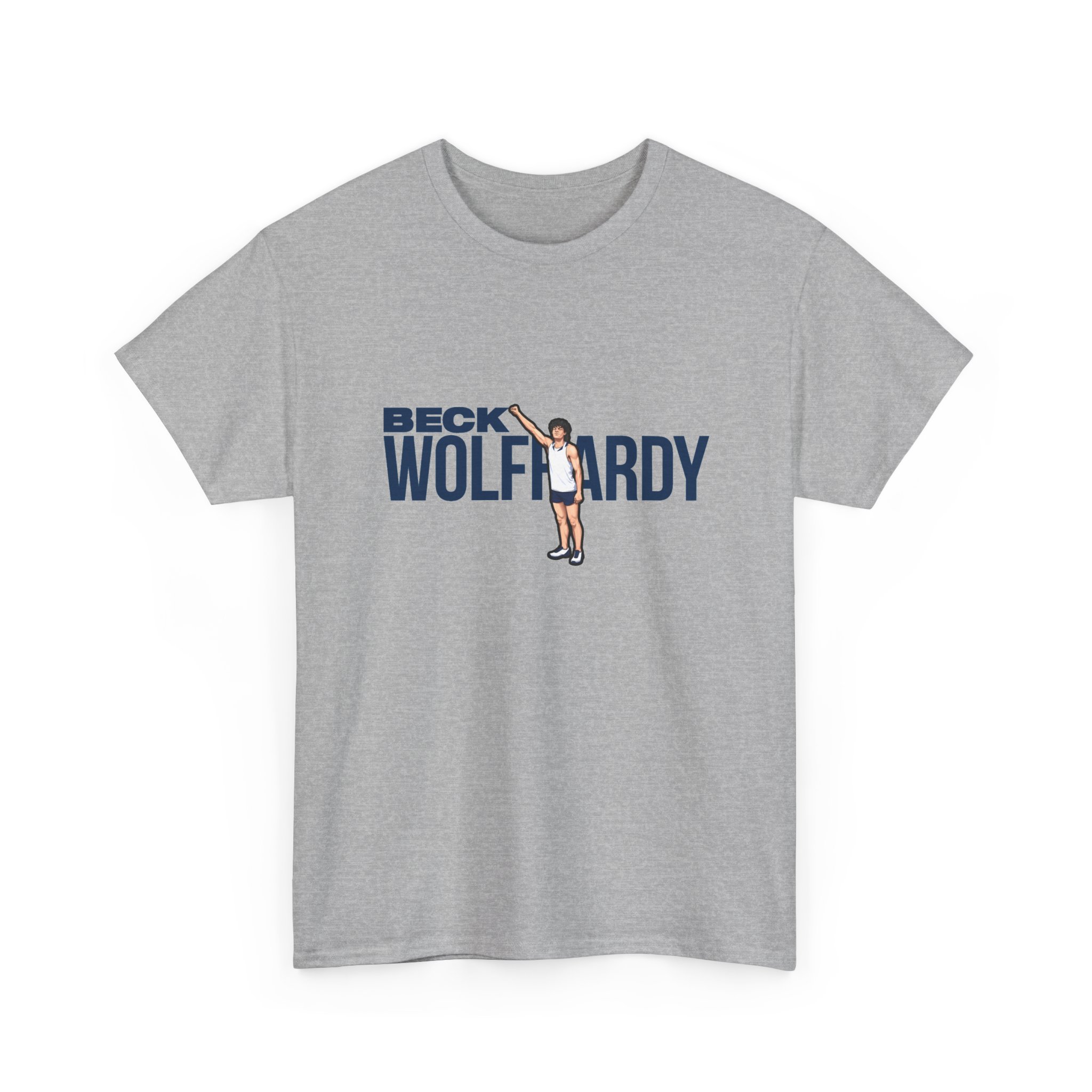 Tee — character_player_name in Grey