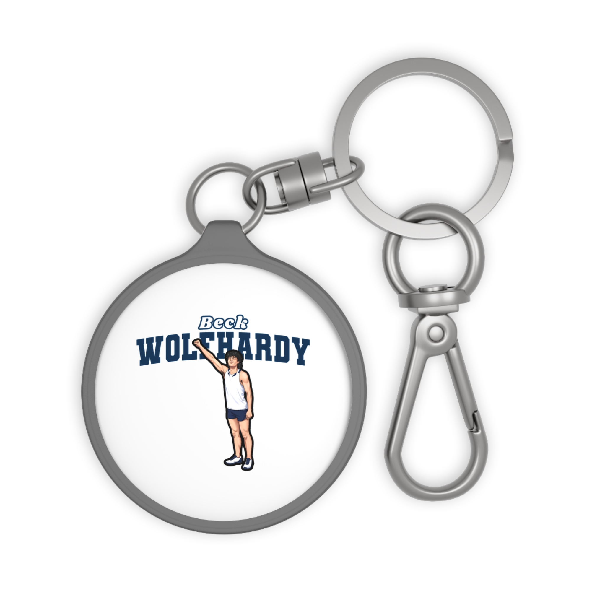 Keychain — character_name_arch in Grey