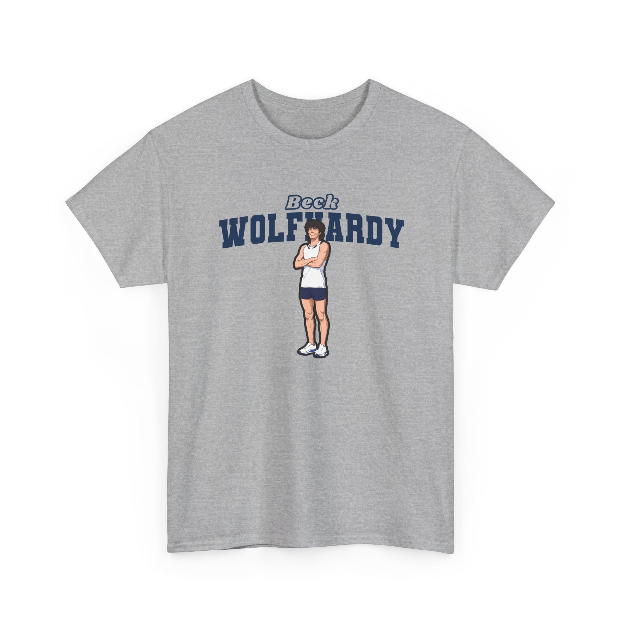 Tee — character_name_arch in Grey