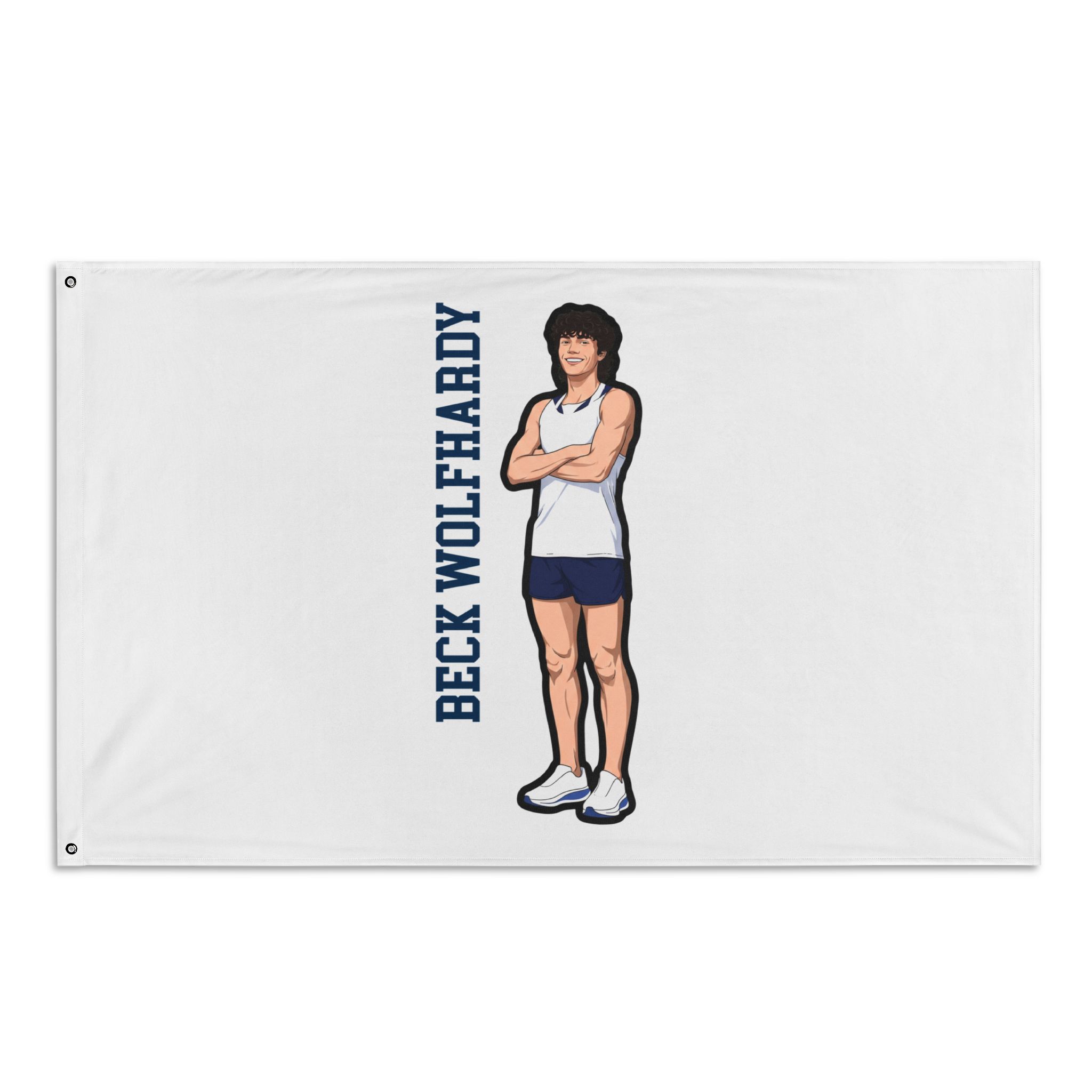 Flag (35 × 56 in) — character_name_vertical in Classic