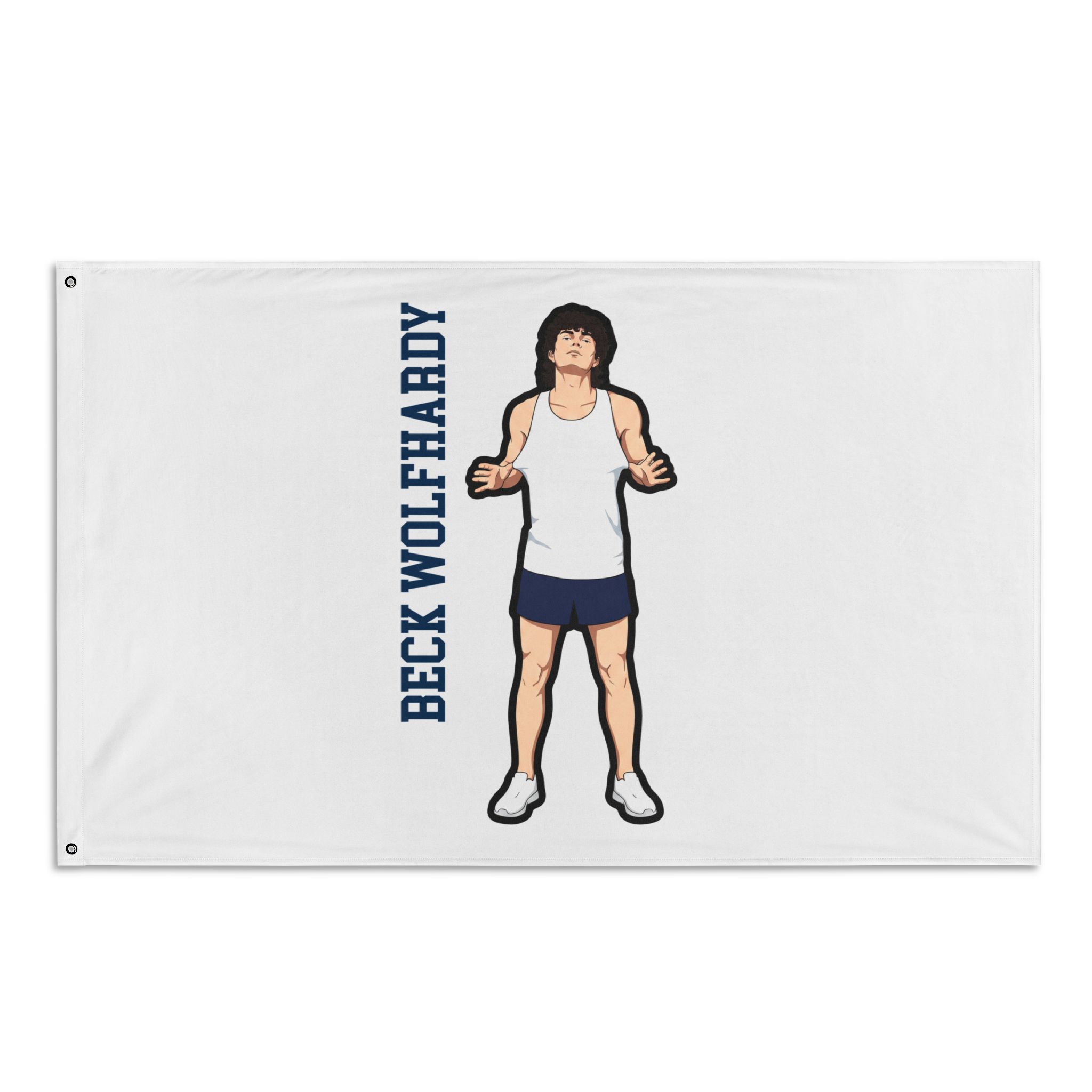 Flag (35 × 56 in) — character_name_vertical in Classic