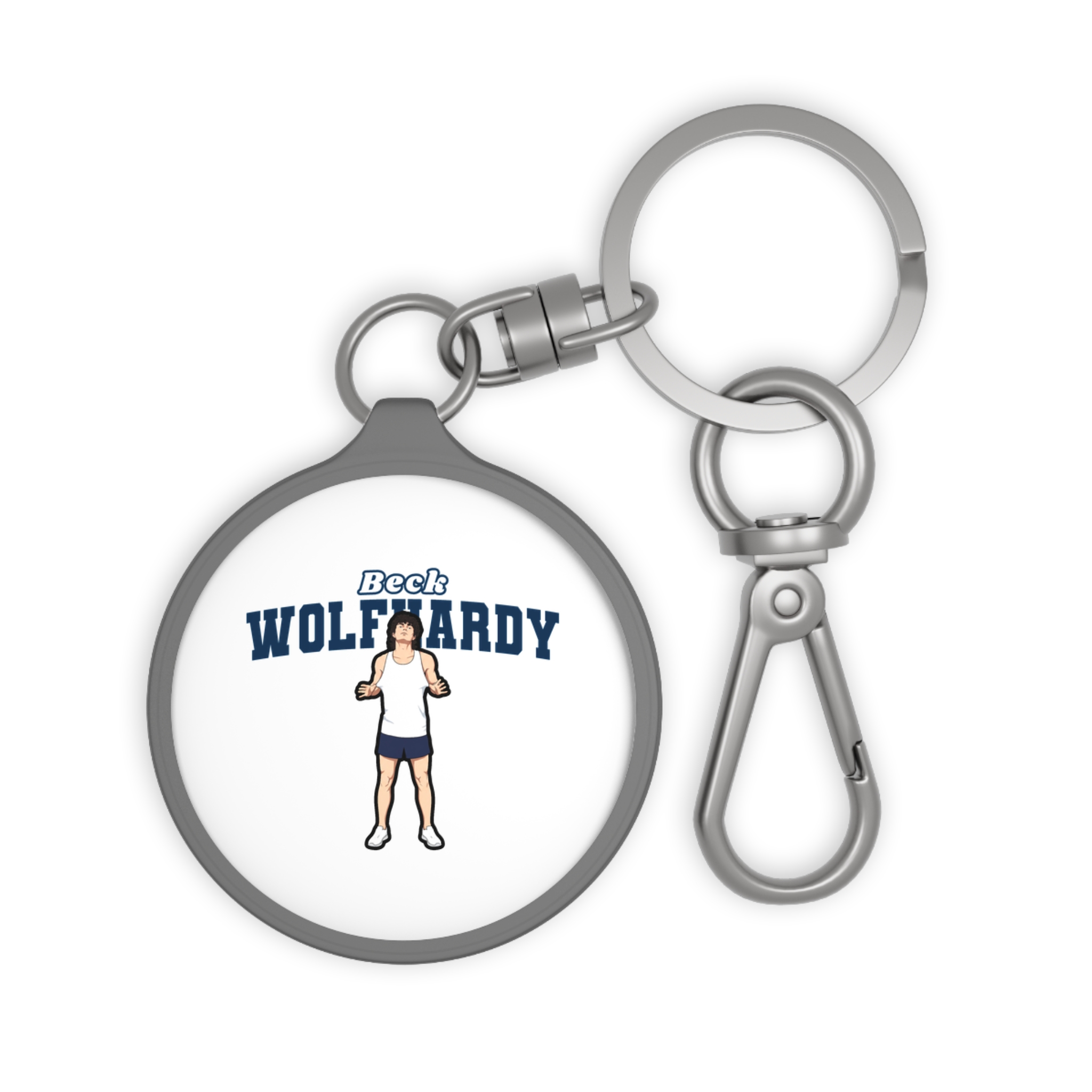 Keychain — character_name_arch in Grey