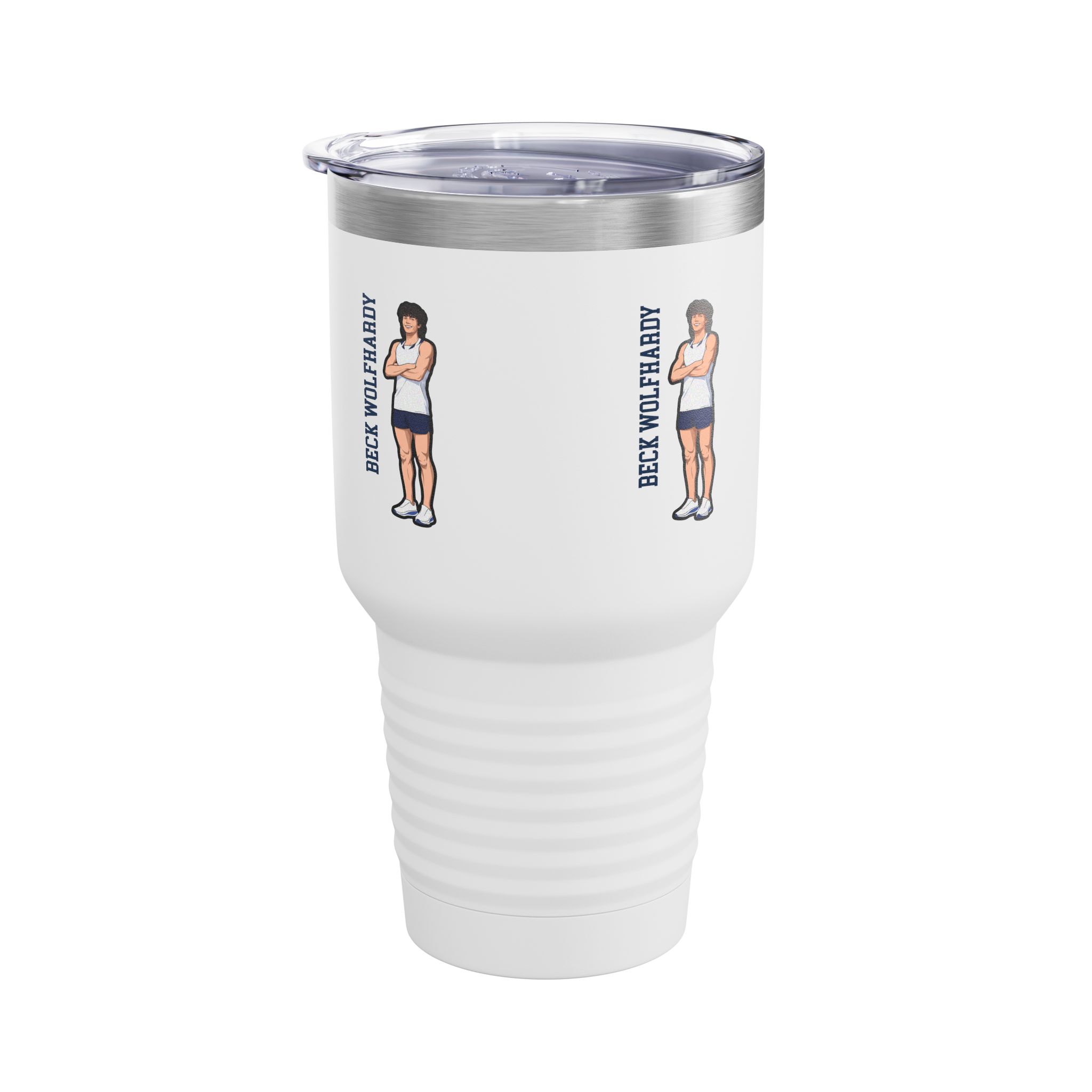 30oz Tumbler — character_name_vertical in White