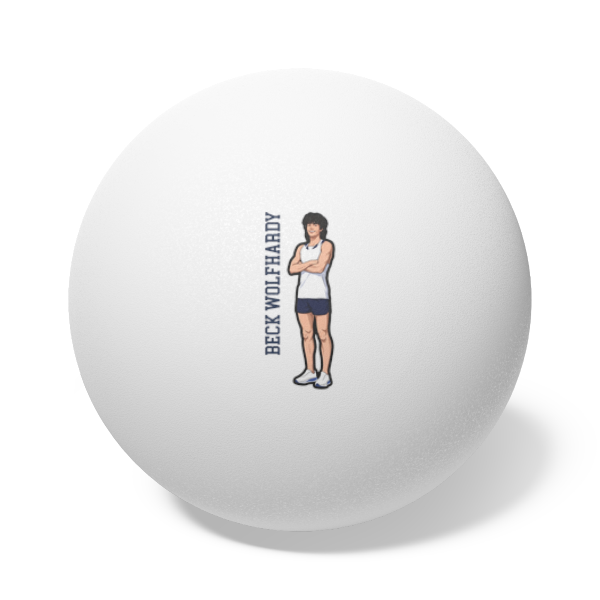 Ping Pong Balls, 6 pcs — character_name_vertical in White