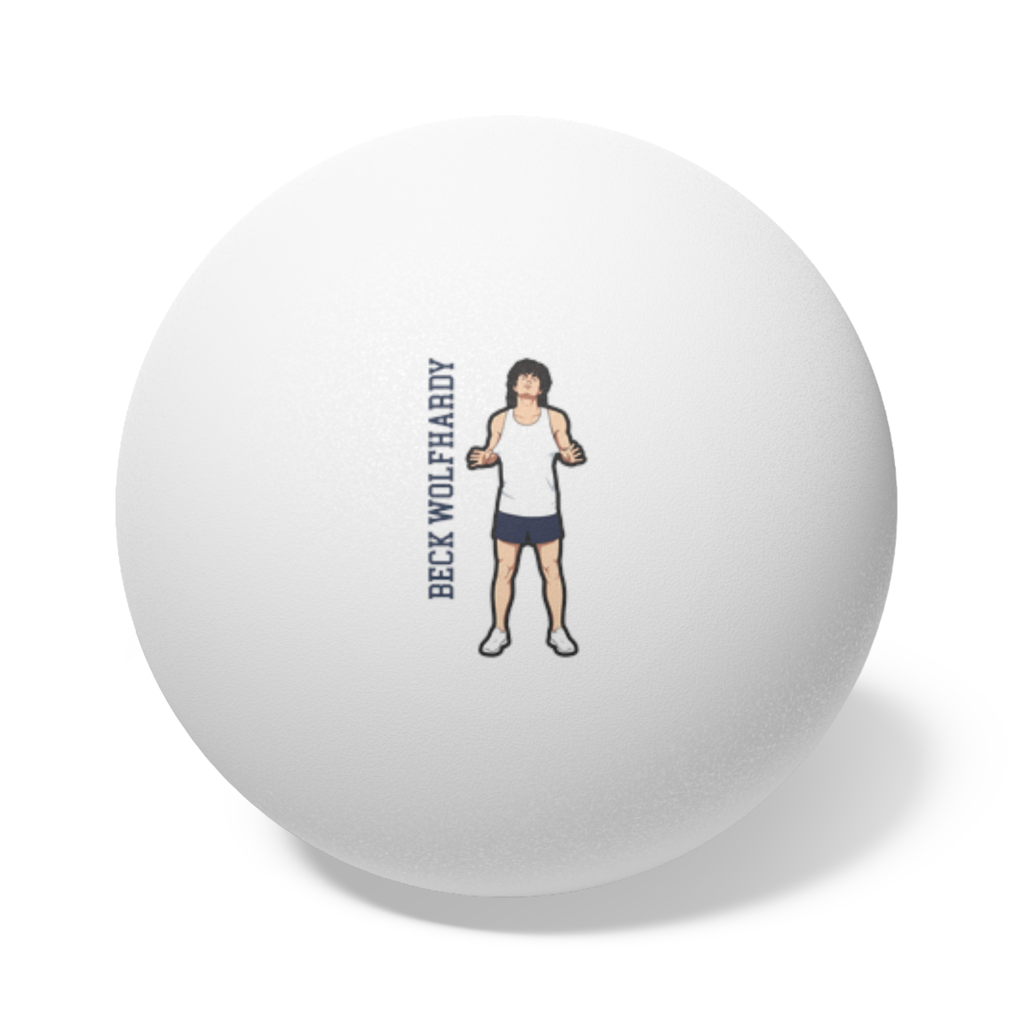 Ping Pong Balls, 6 pcs — character_name_vertical in White