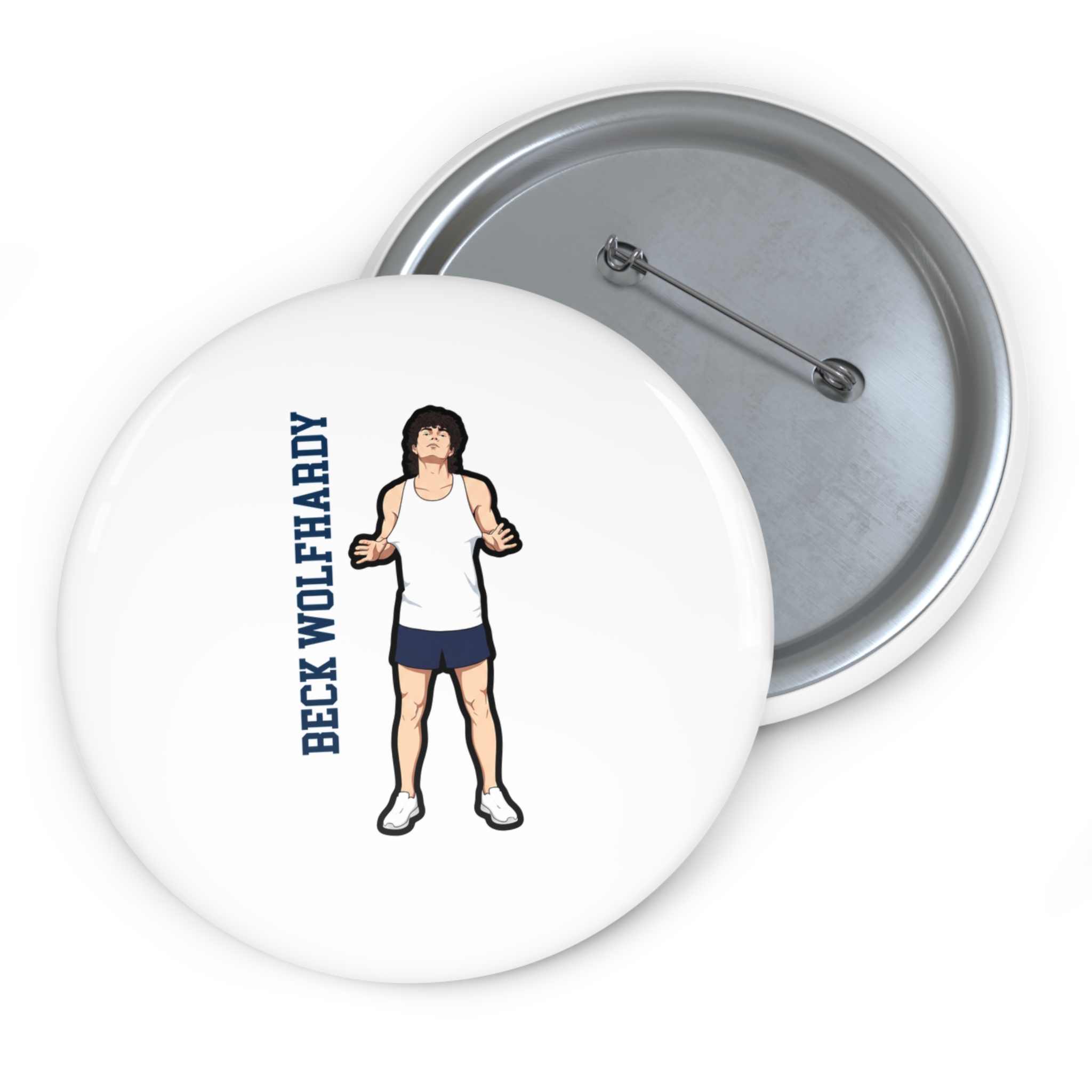 Game Day Pin — character_name_vertical in Classic