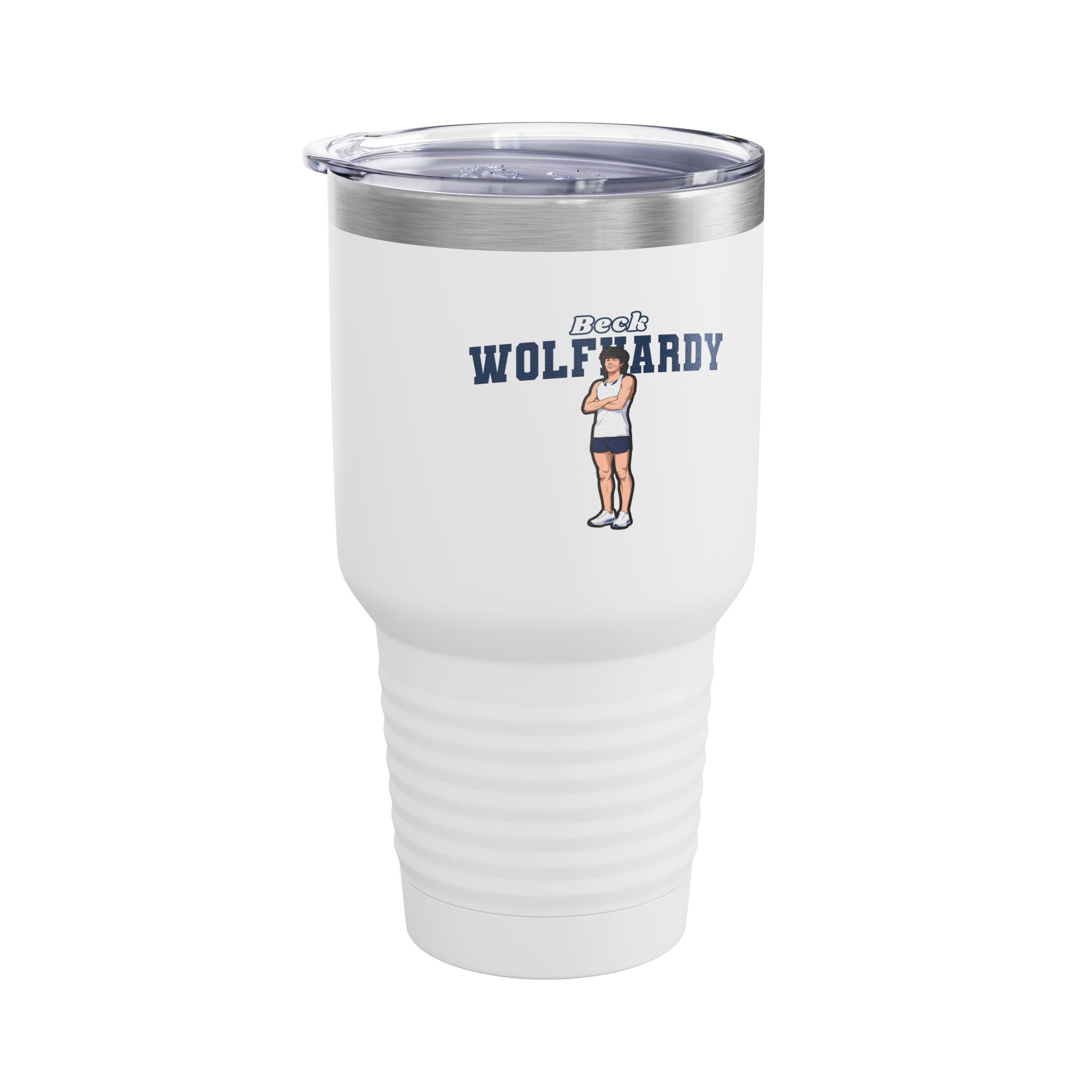 30oz Tumbler — character_name_arch in White