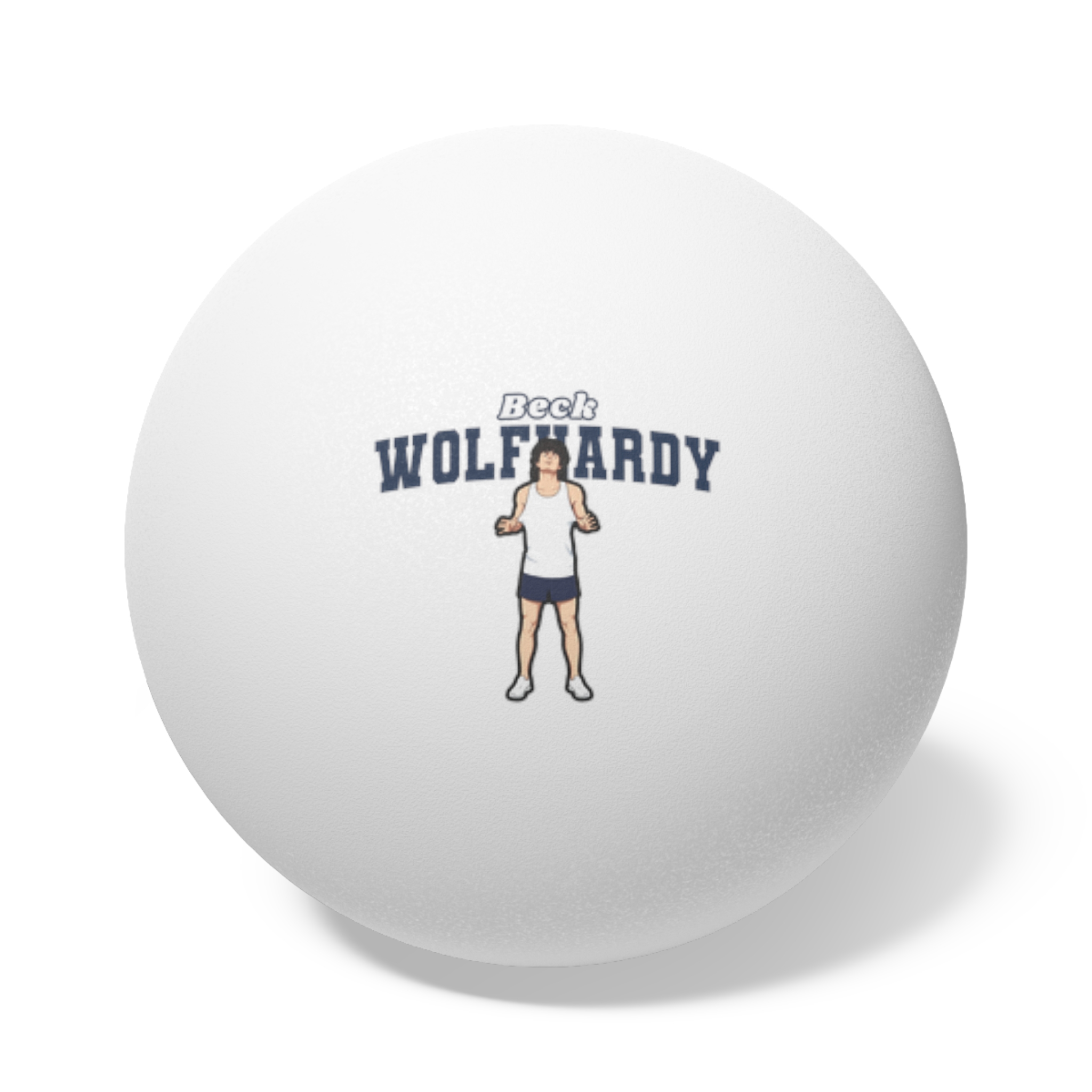 Ping Pong Balls, 6 pcs — character_name_arch in White