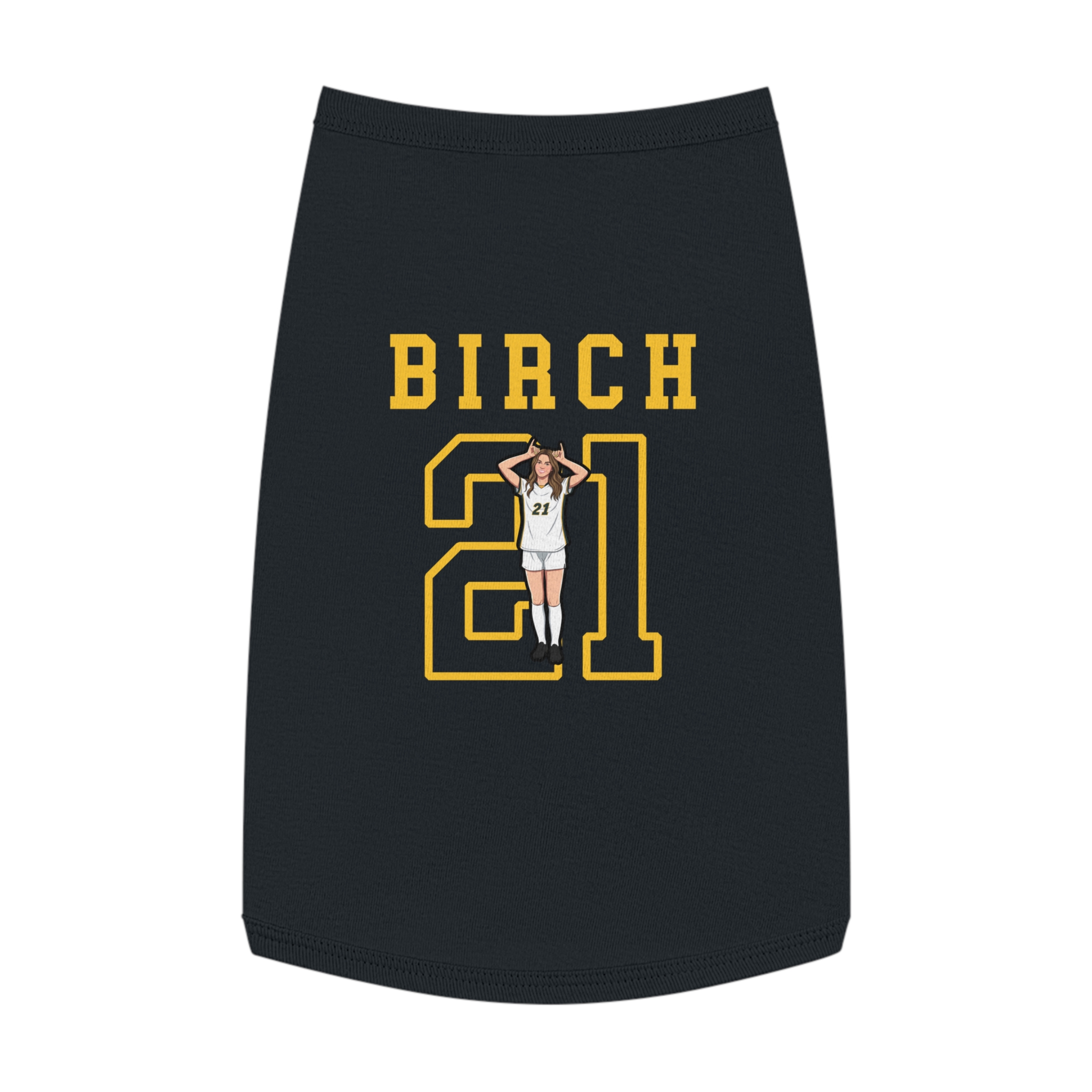Pet Tank Top — character_shirsey in Black