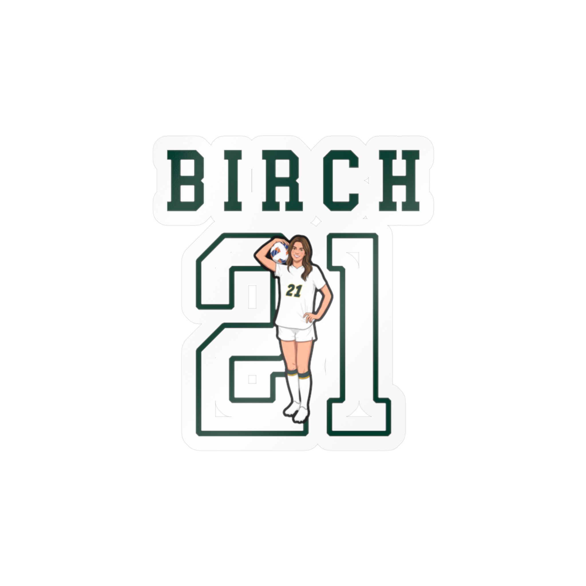 Vinyl Sticker — character_shirsey in Classic