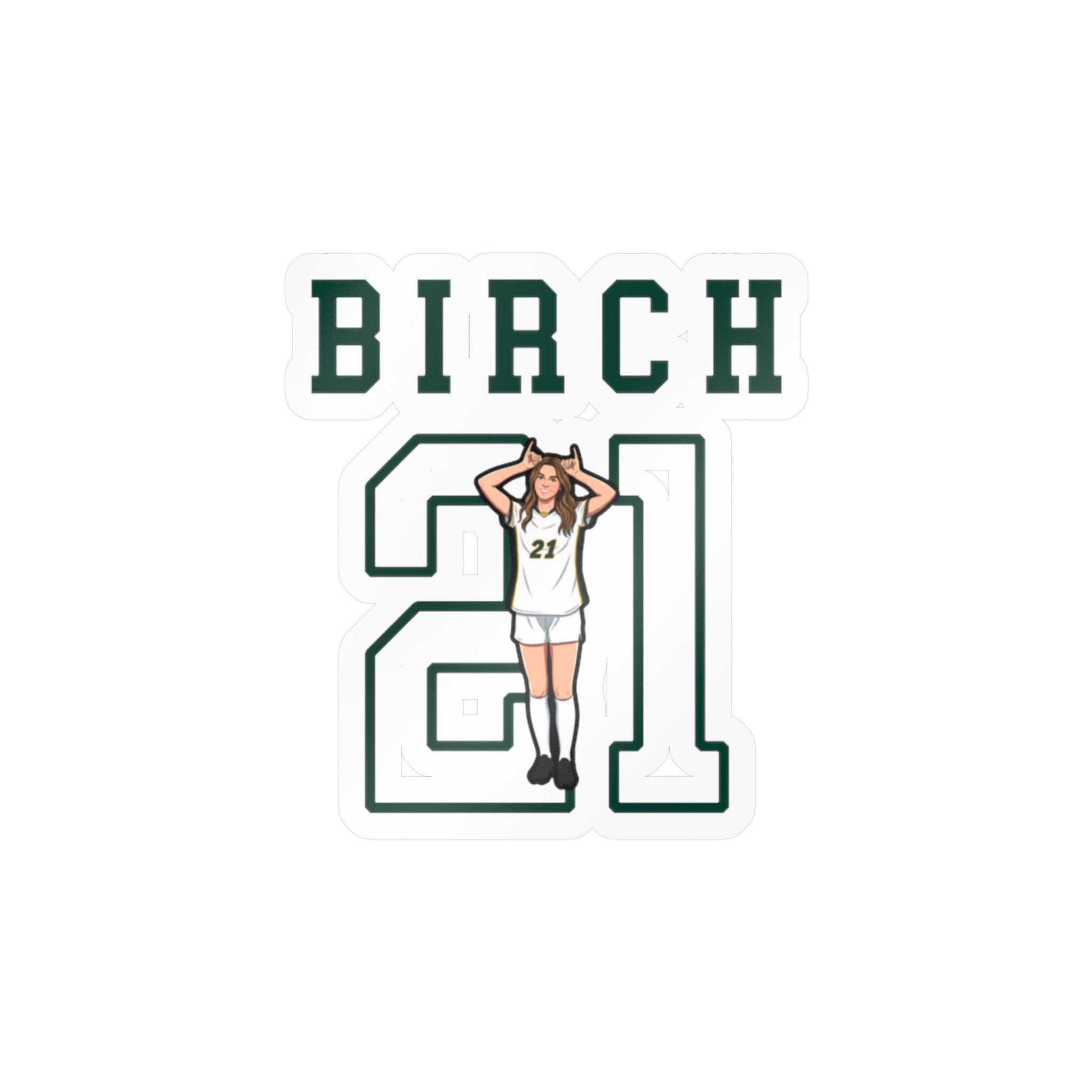 Vinyl Sticker — character_shirsey in Classic