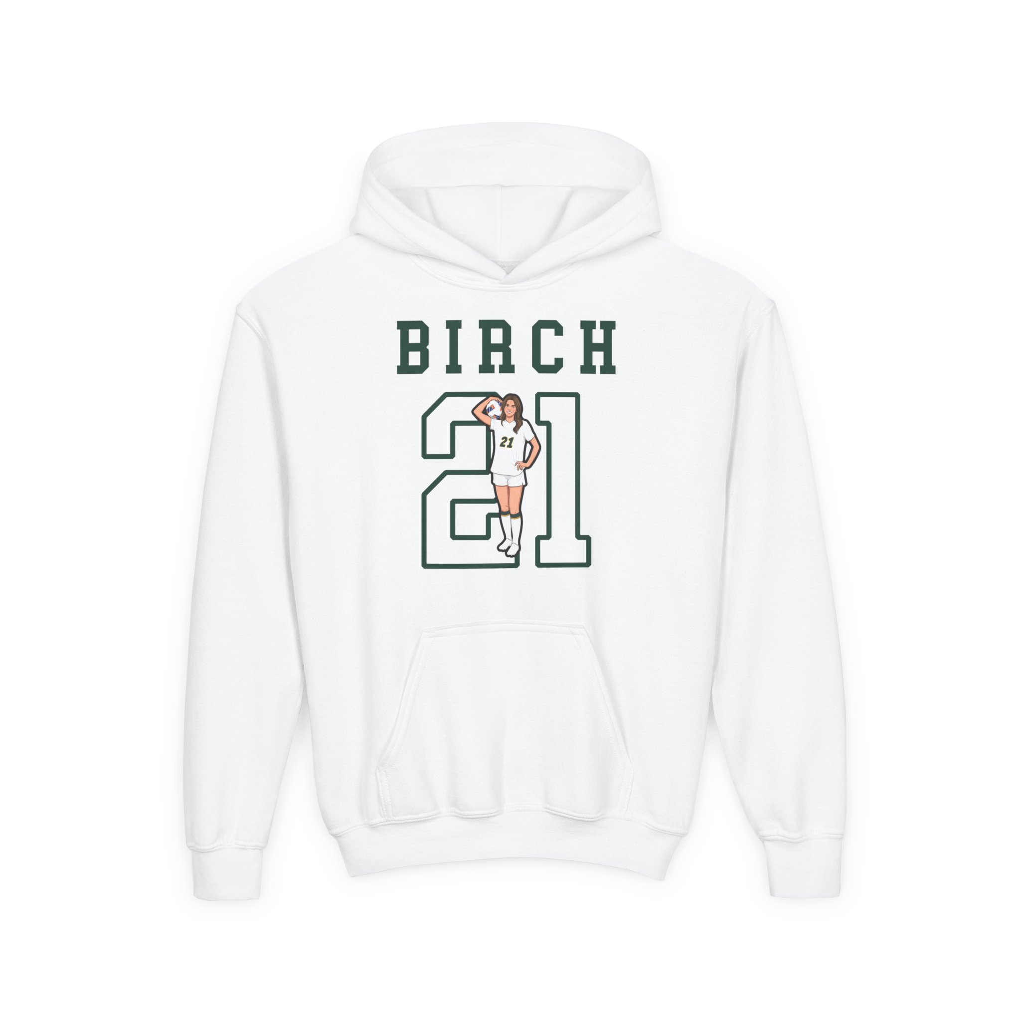 Youth Hoodie — character_shirsey in White