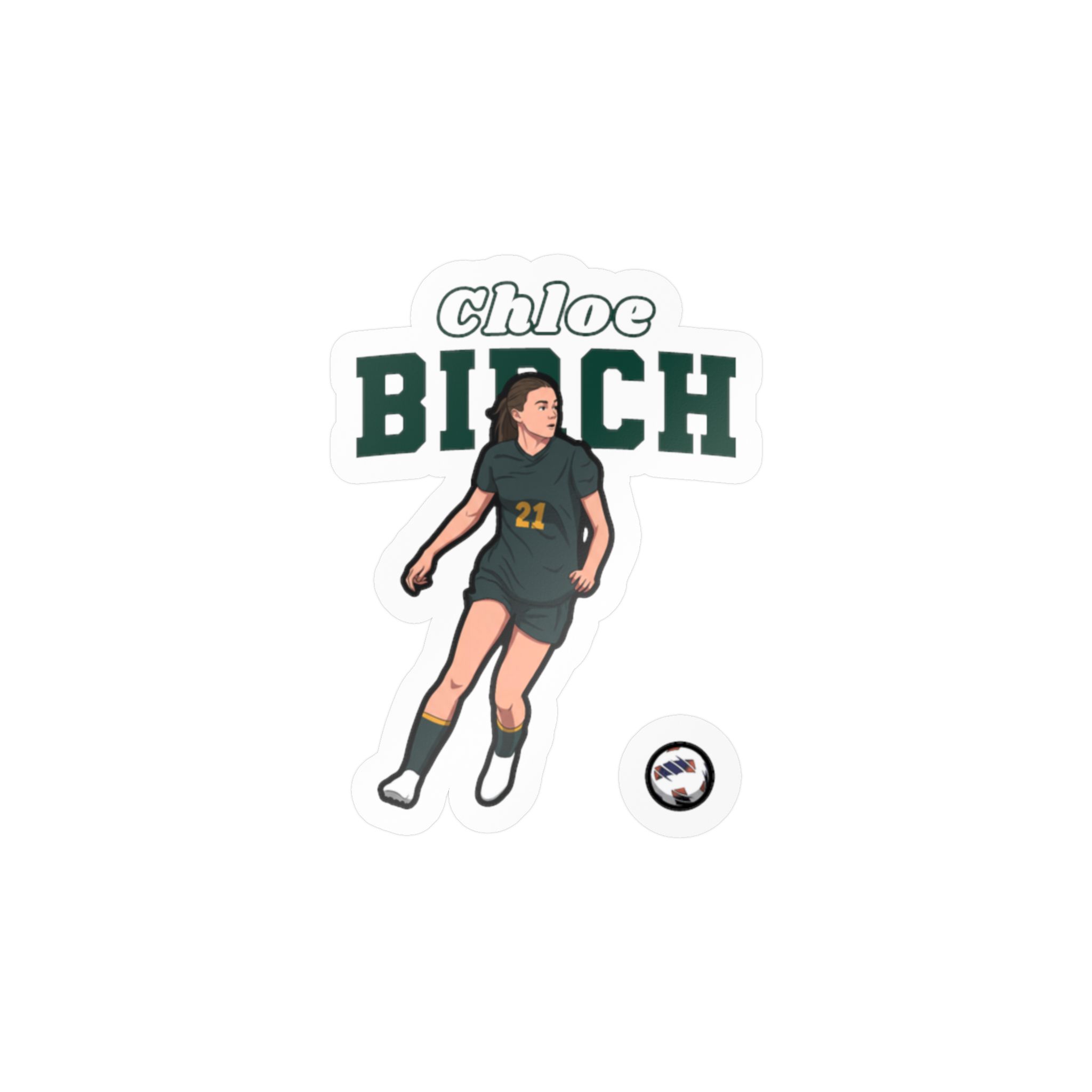 Vinyl Sticker — character_name_arch in Classic