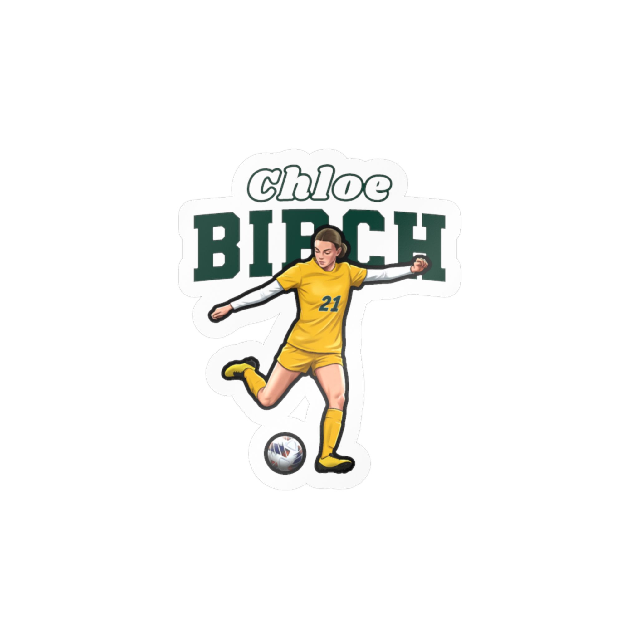 Vinyl Sticker — character_name_arch in Classic