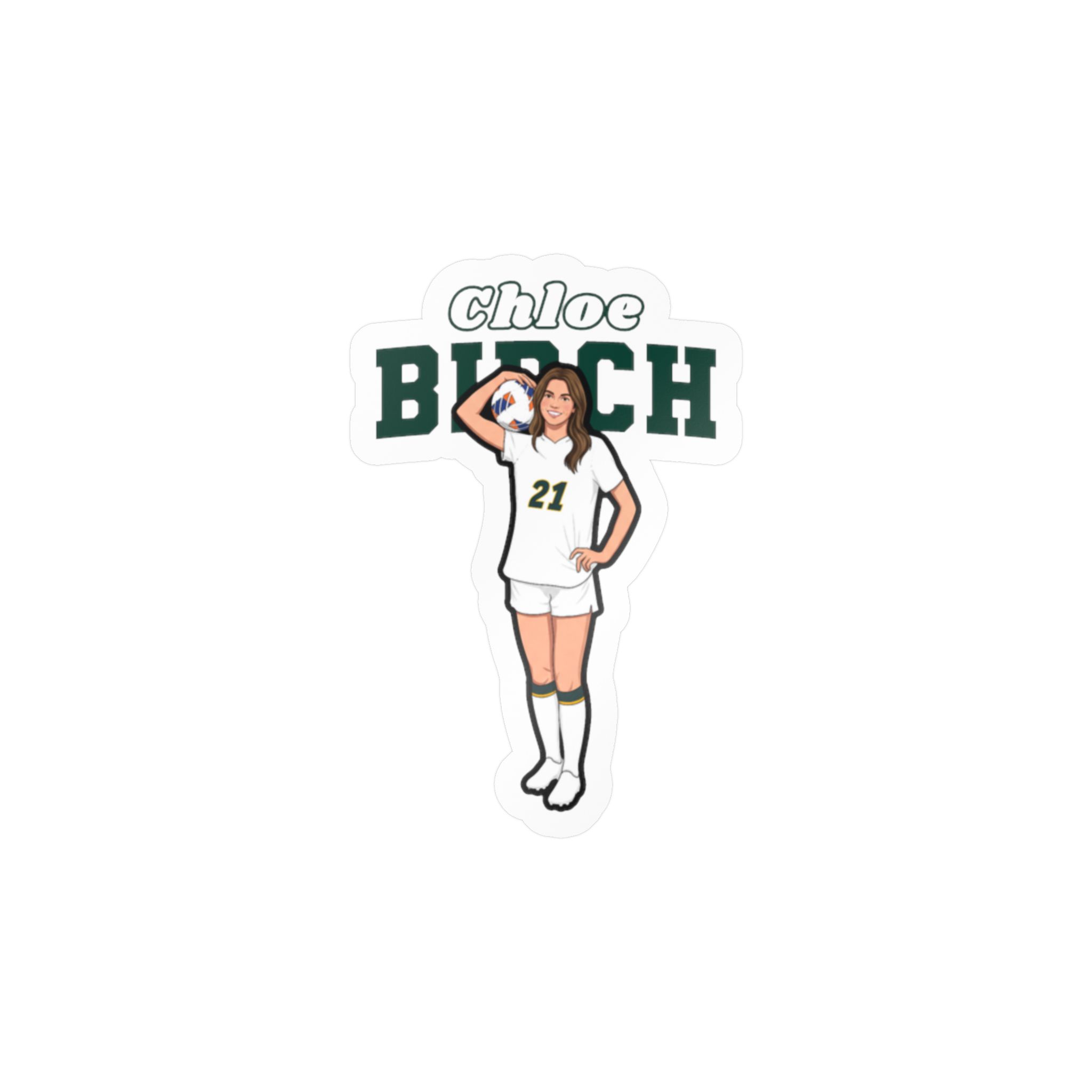 Vinyl Sticker — character_name_arch in Classic