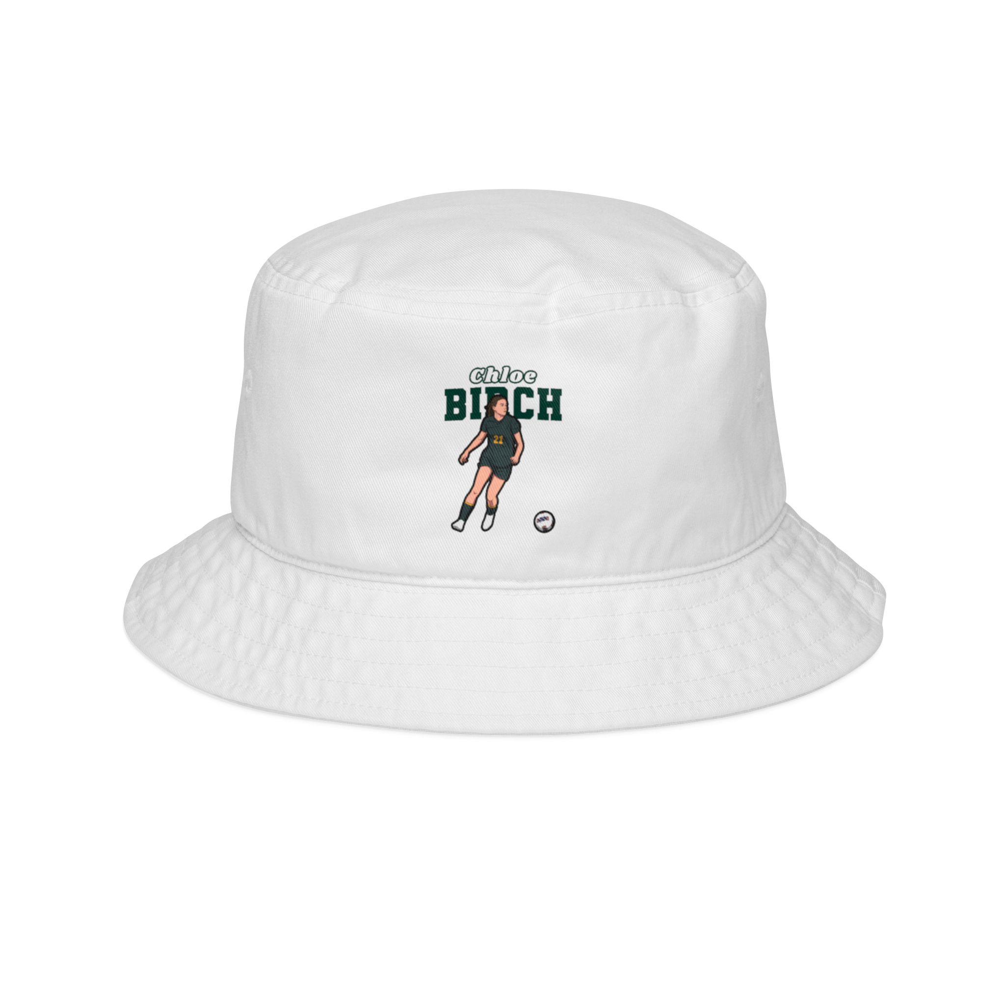 Bucket Hat — character_name_arch in White