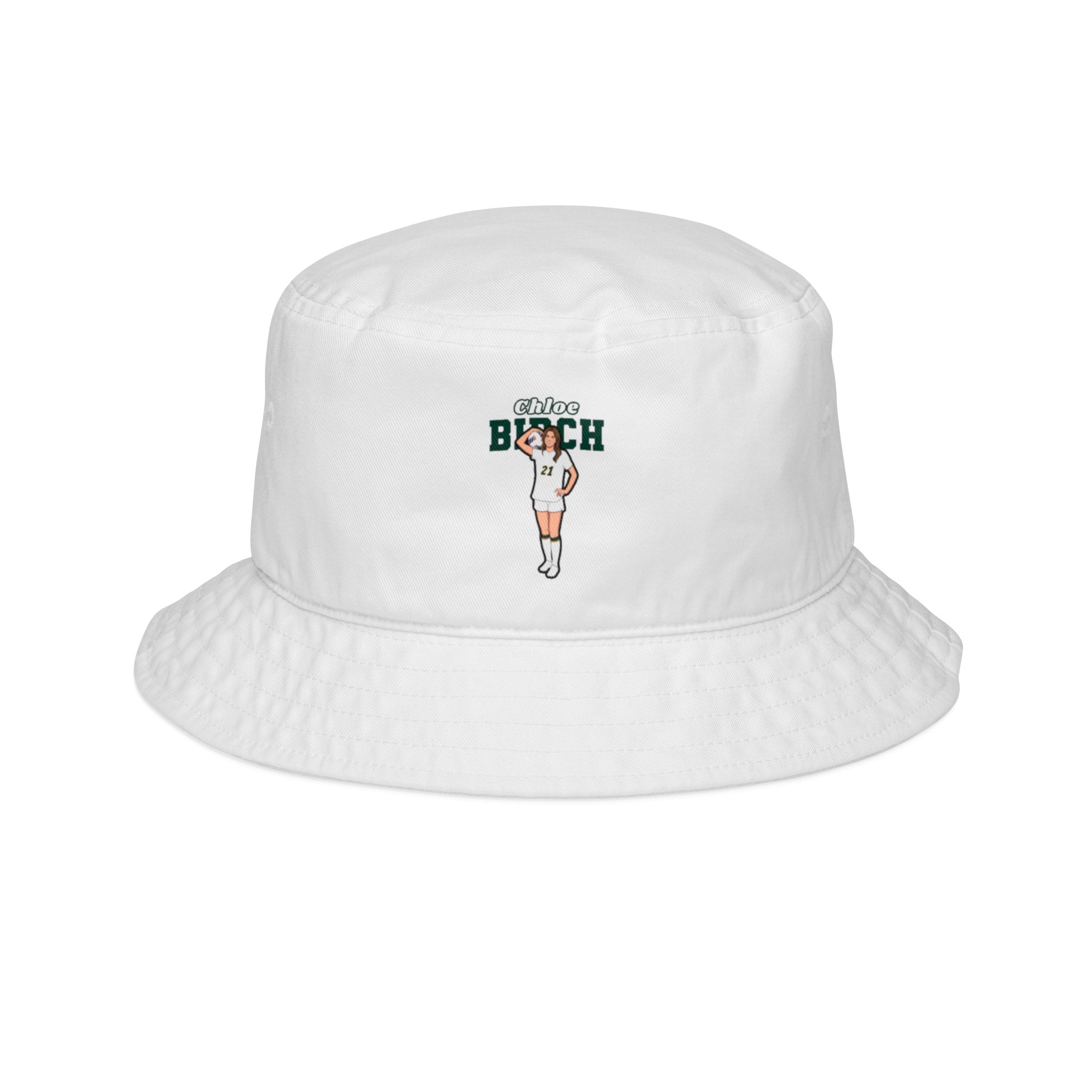 Bucket Hat — character_name_arch in White