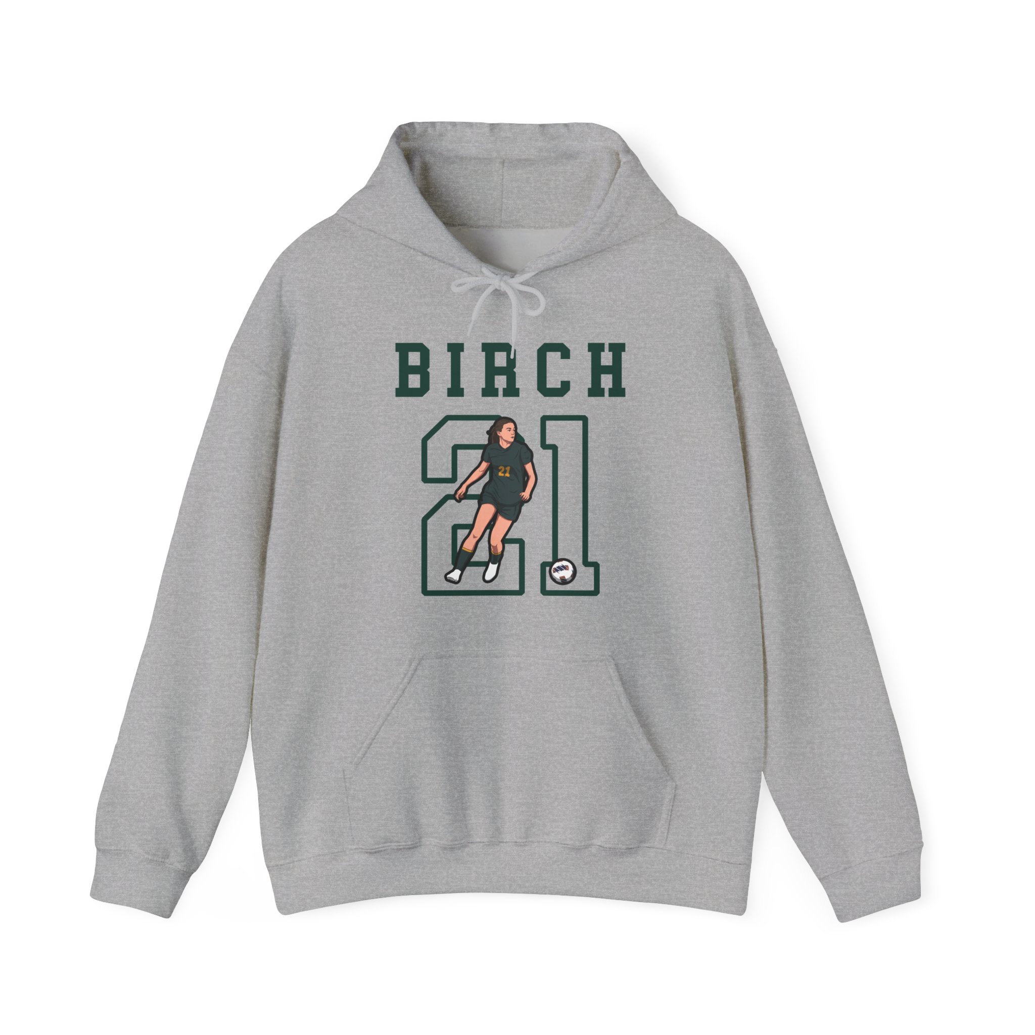 Hoodie — character_shirsey in Grey