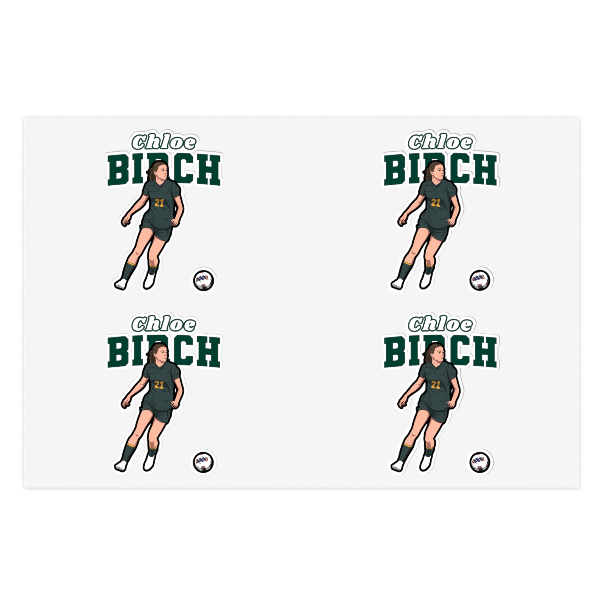 Sticker Sheet — character_name_arch in Classic