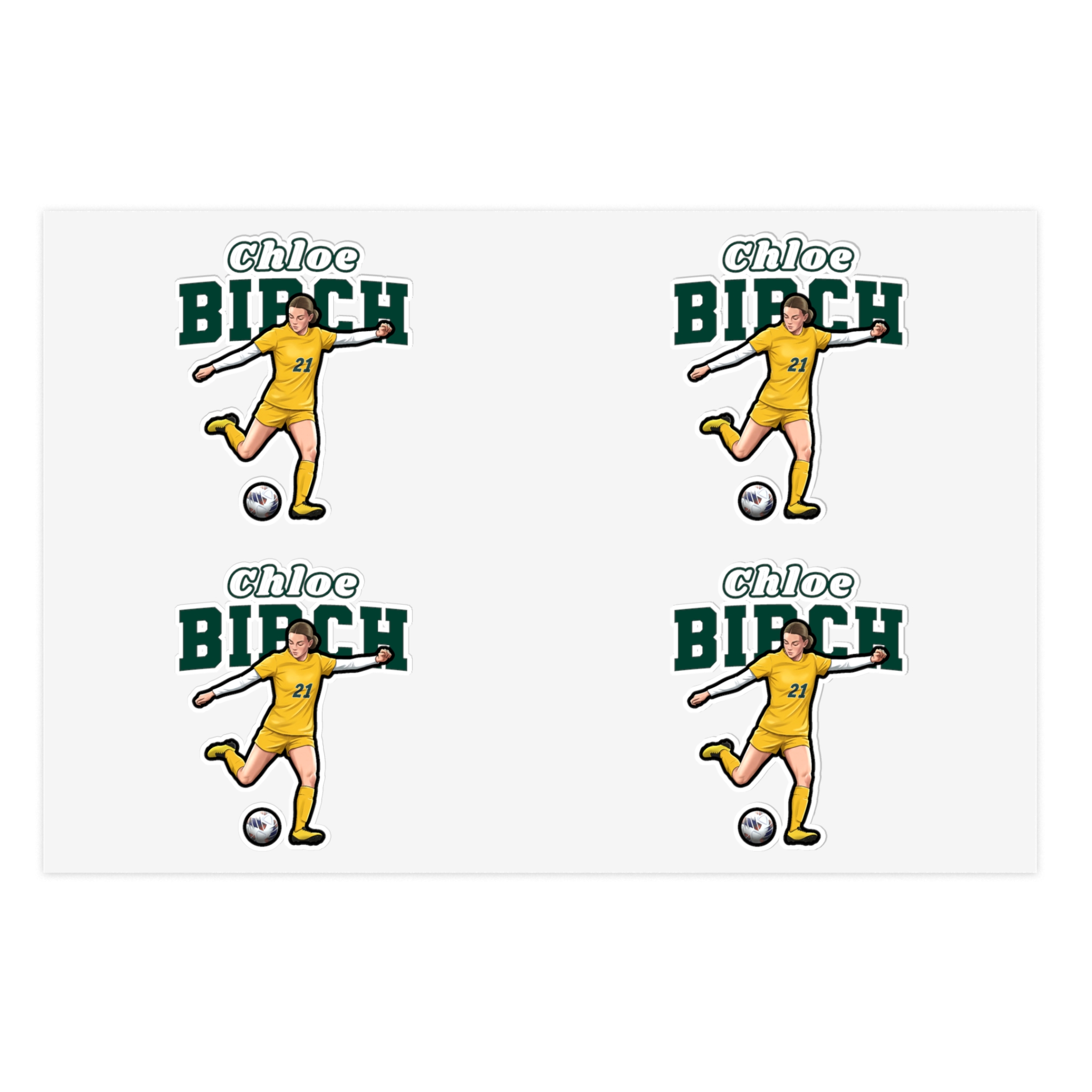 Sticker Sheet — character_name_arch in Classic