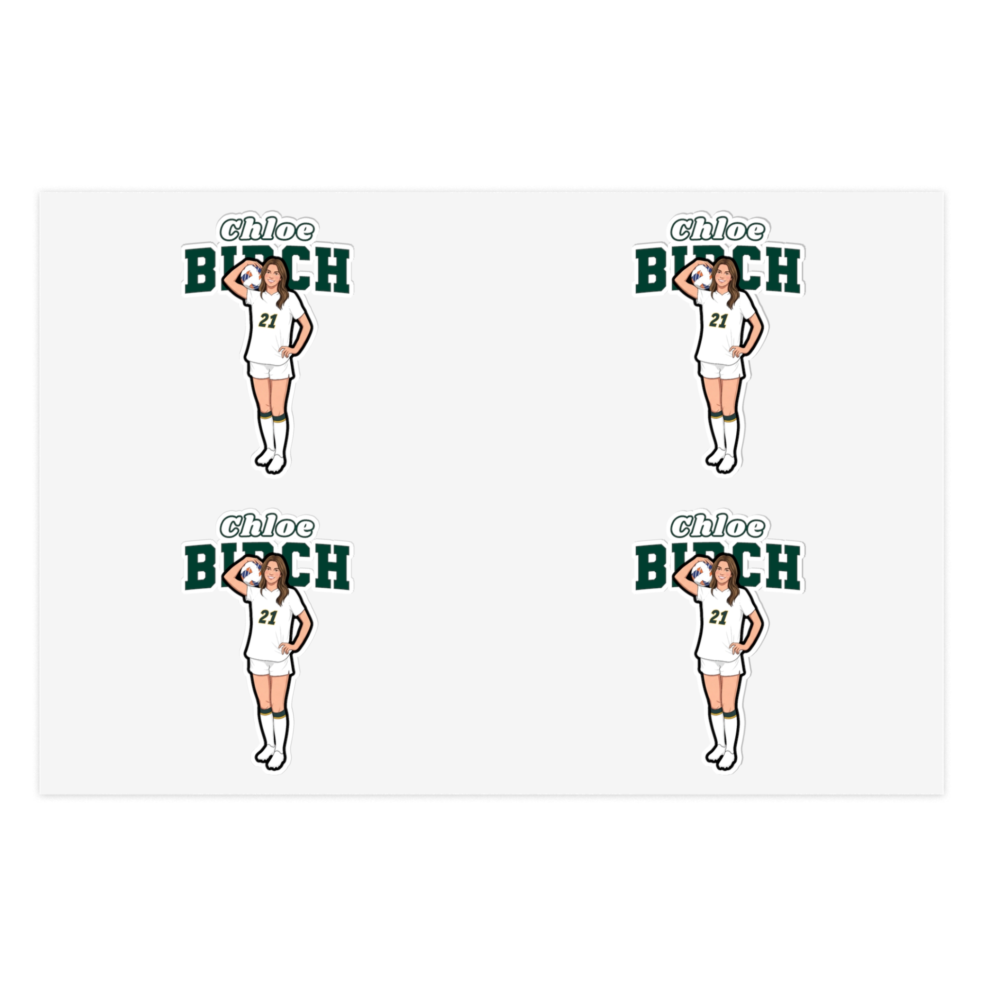 Sticker Sheet — character_name_arch in Classic