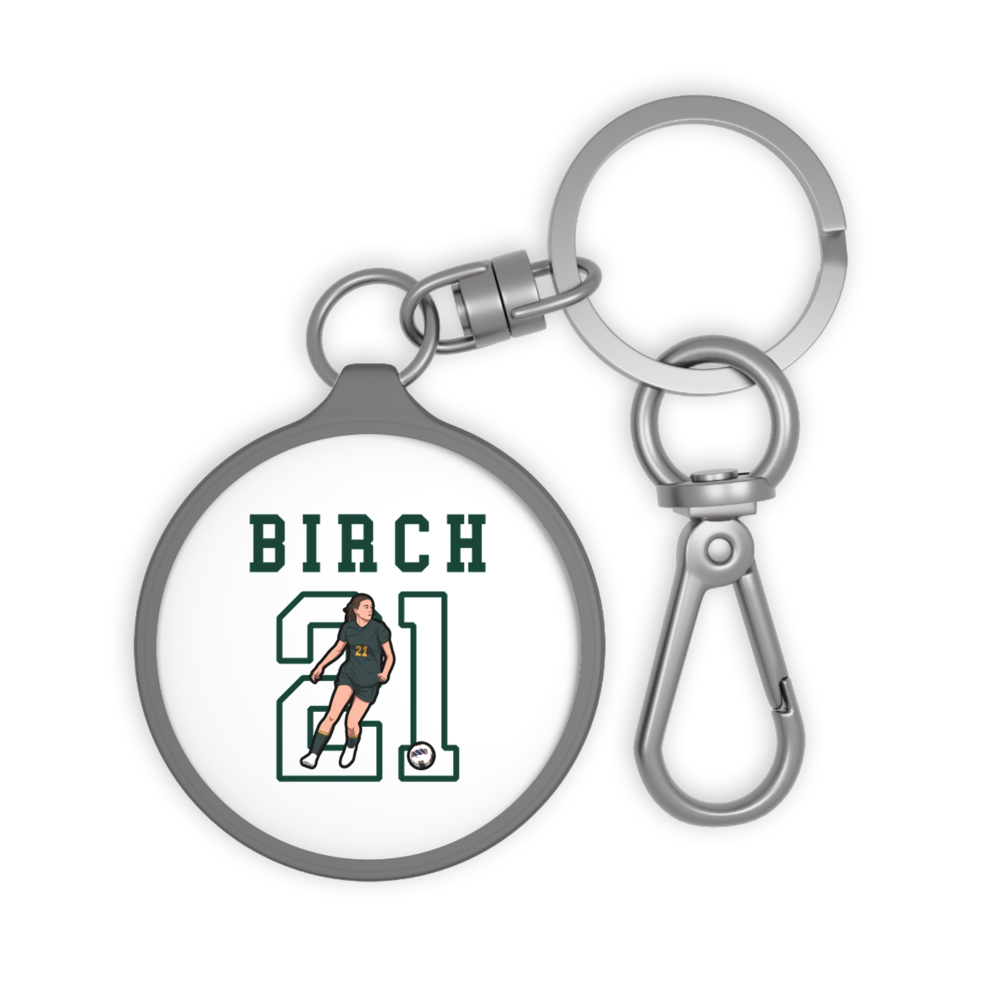 Keychain — character_shirsey in Grey