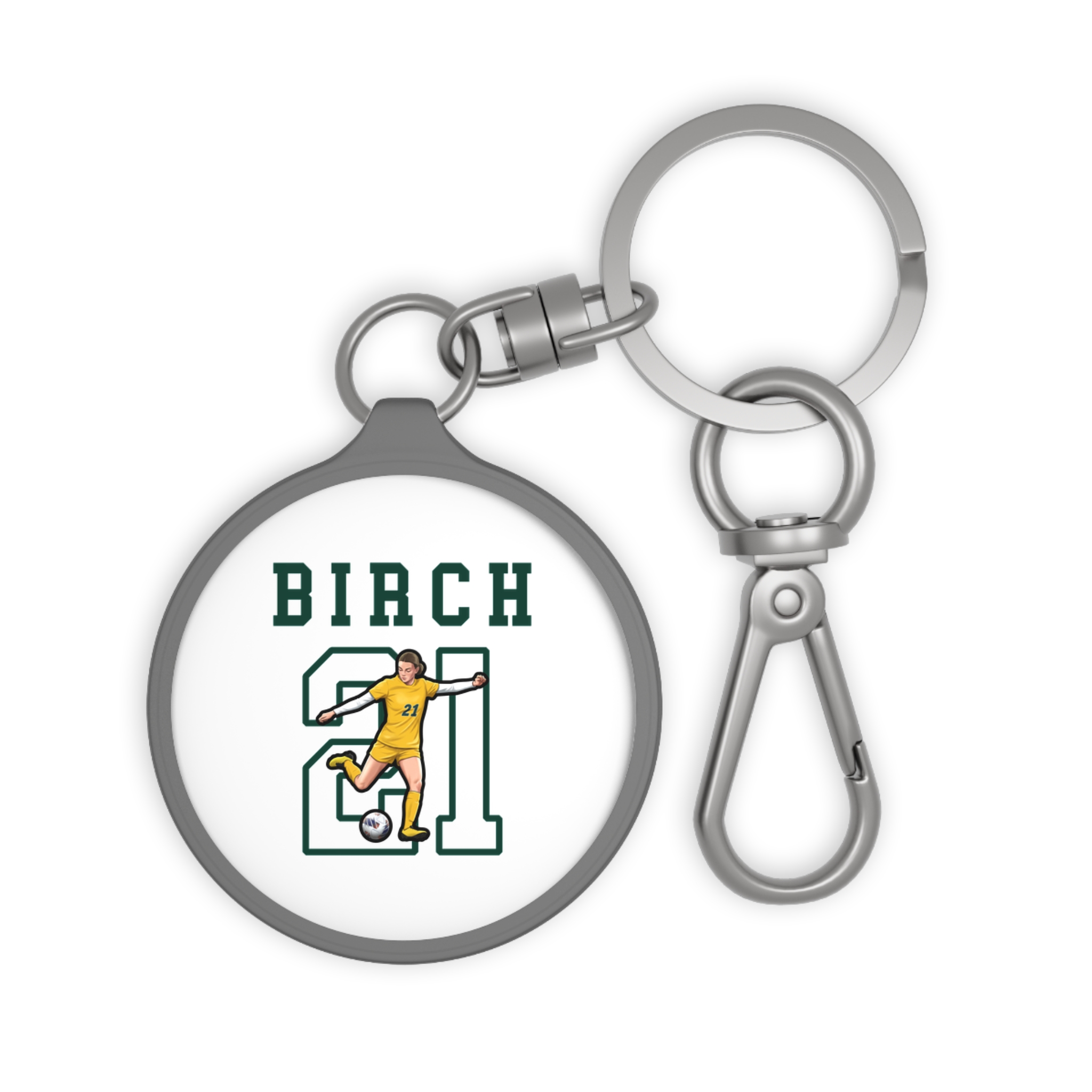 Keychain — character_shirsey in Grey