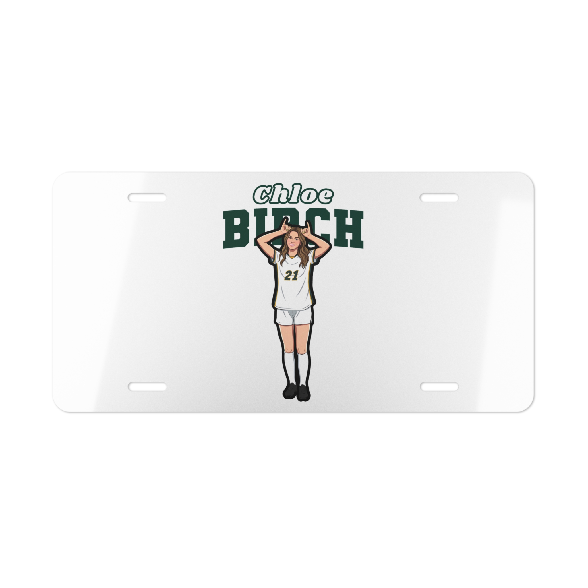 License Plate — character_name_arch in Classic
