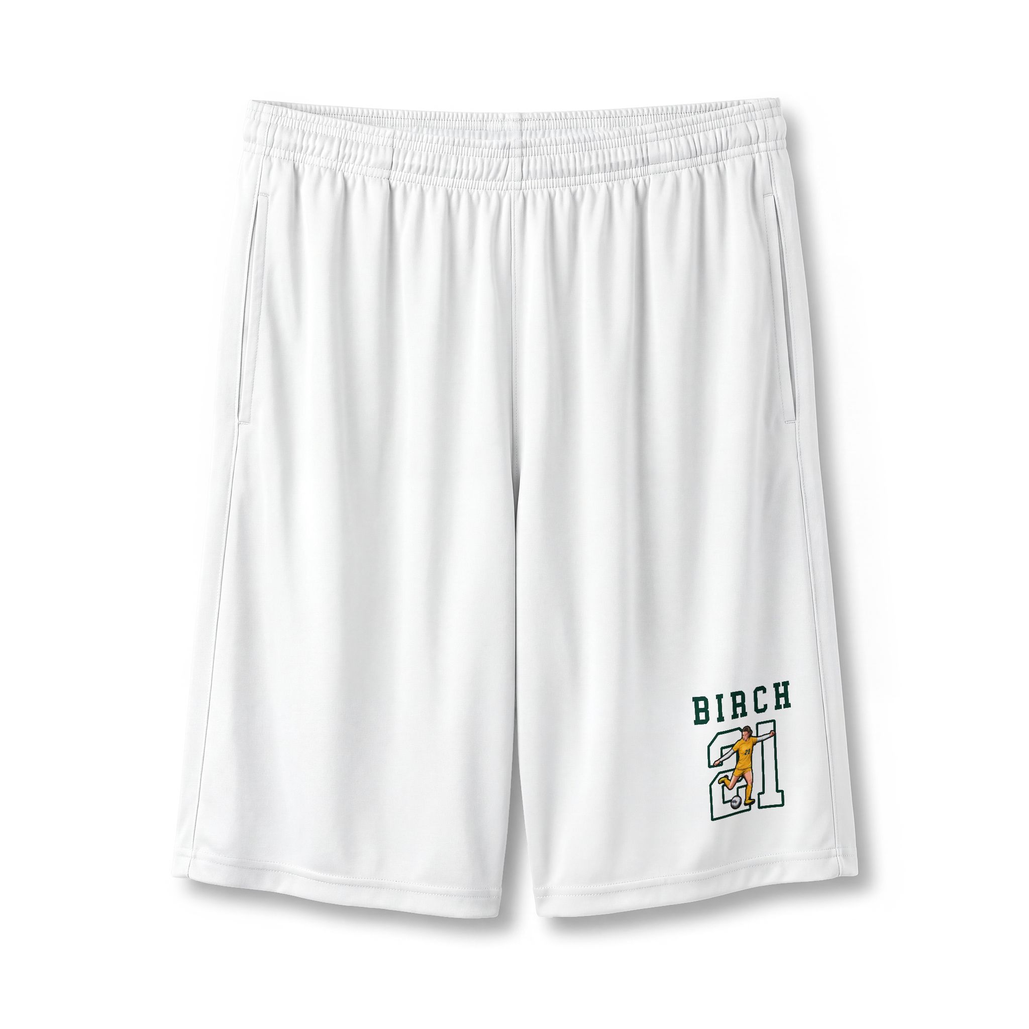 Shorts — character_shirsey in White