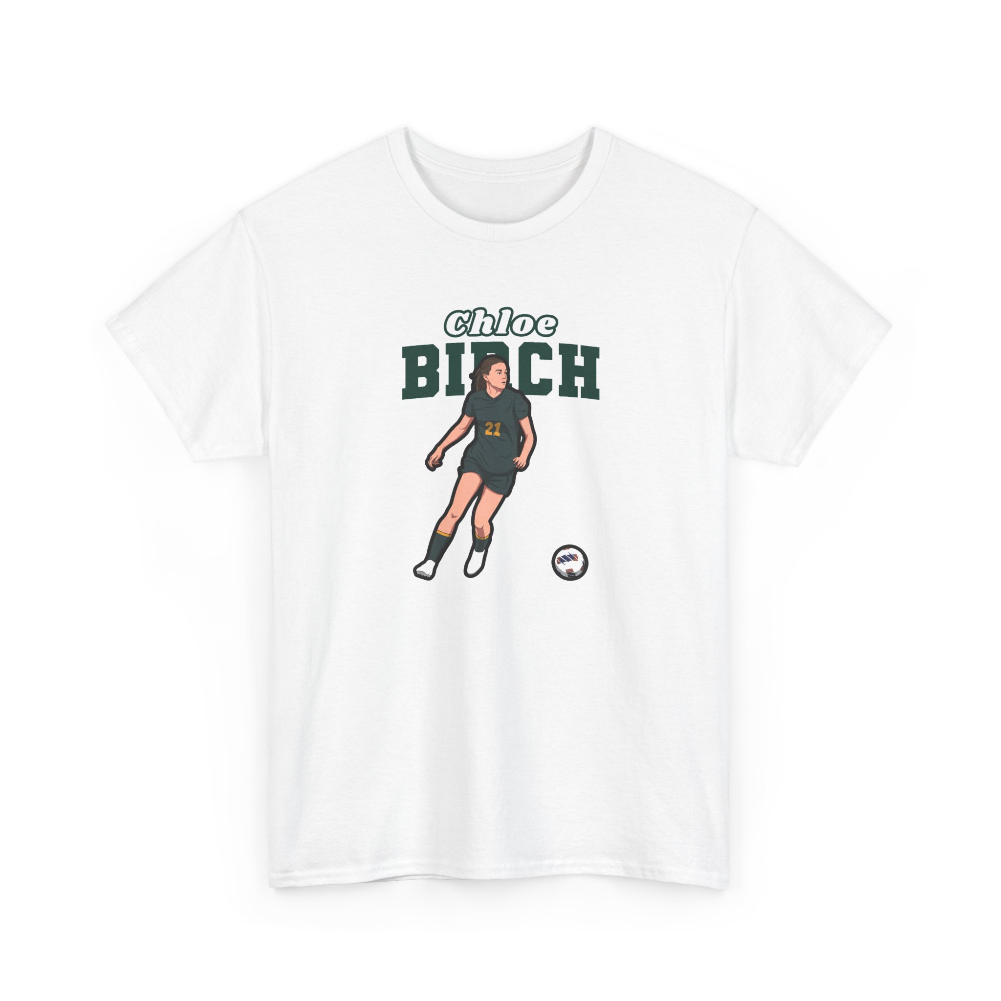 Tee — character_name_arch in White