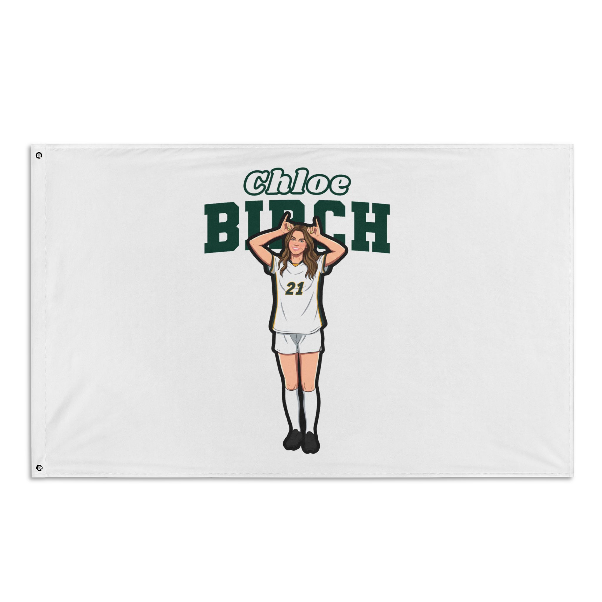 Flag (35 × 56 in) — character_name_arch in Classic
