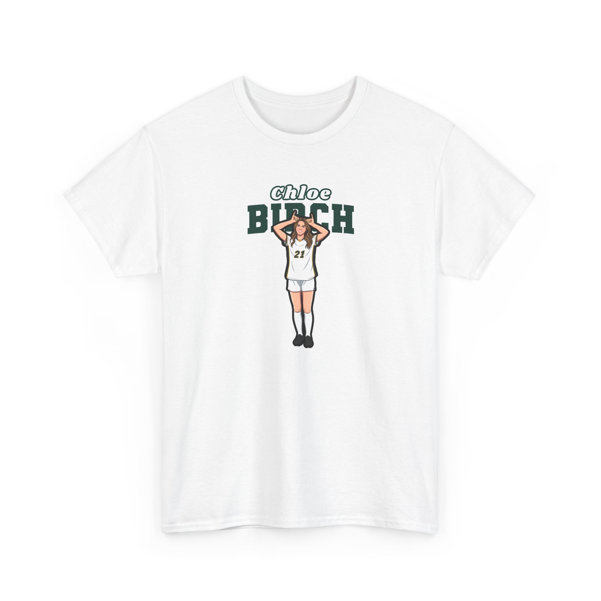 Tee — character_name_arch in White