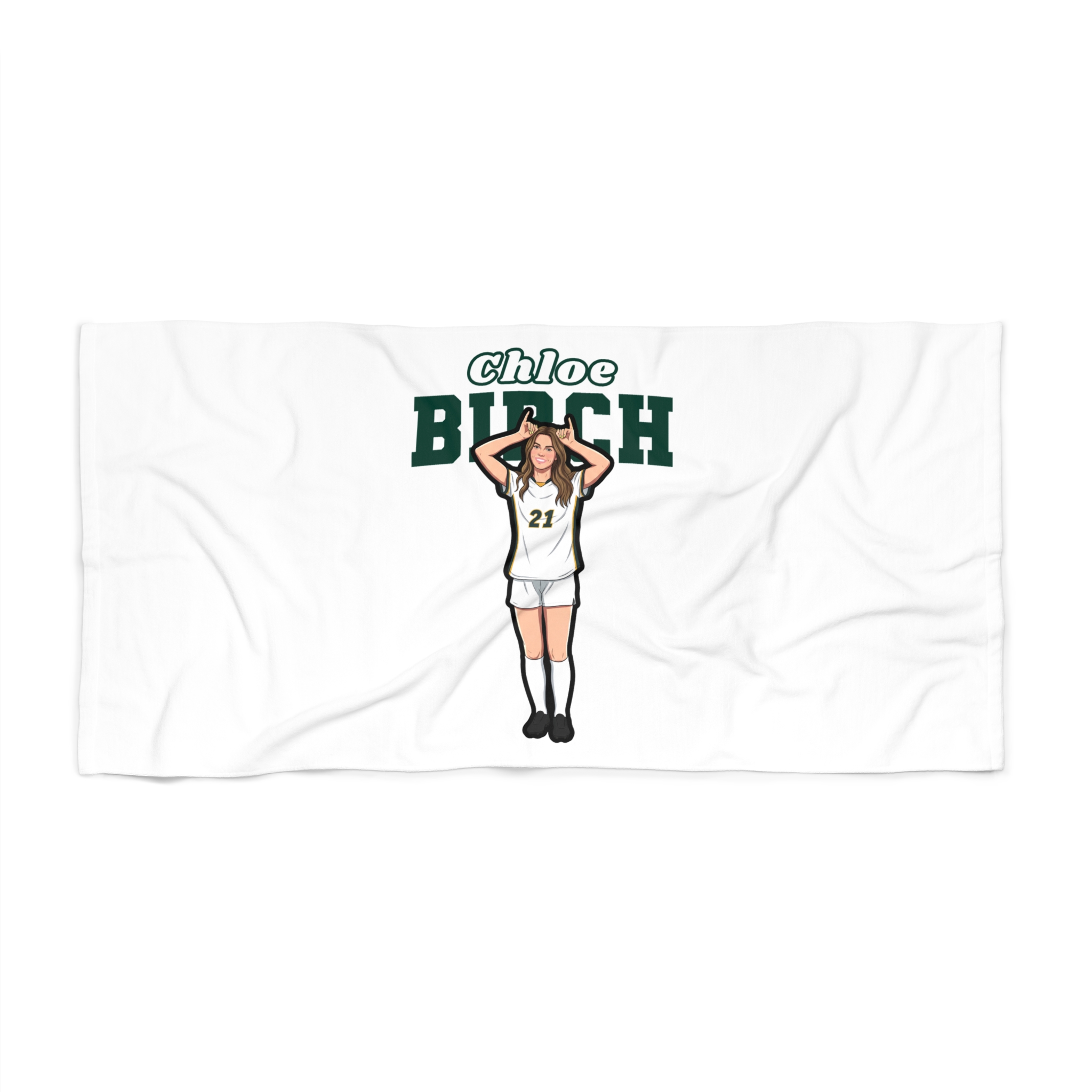 Beach Towel — character_name_arch in Classic