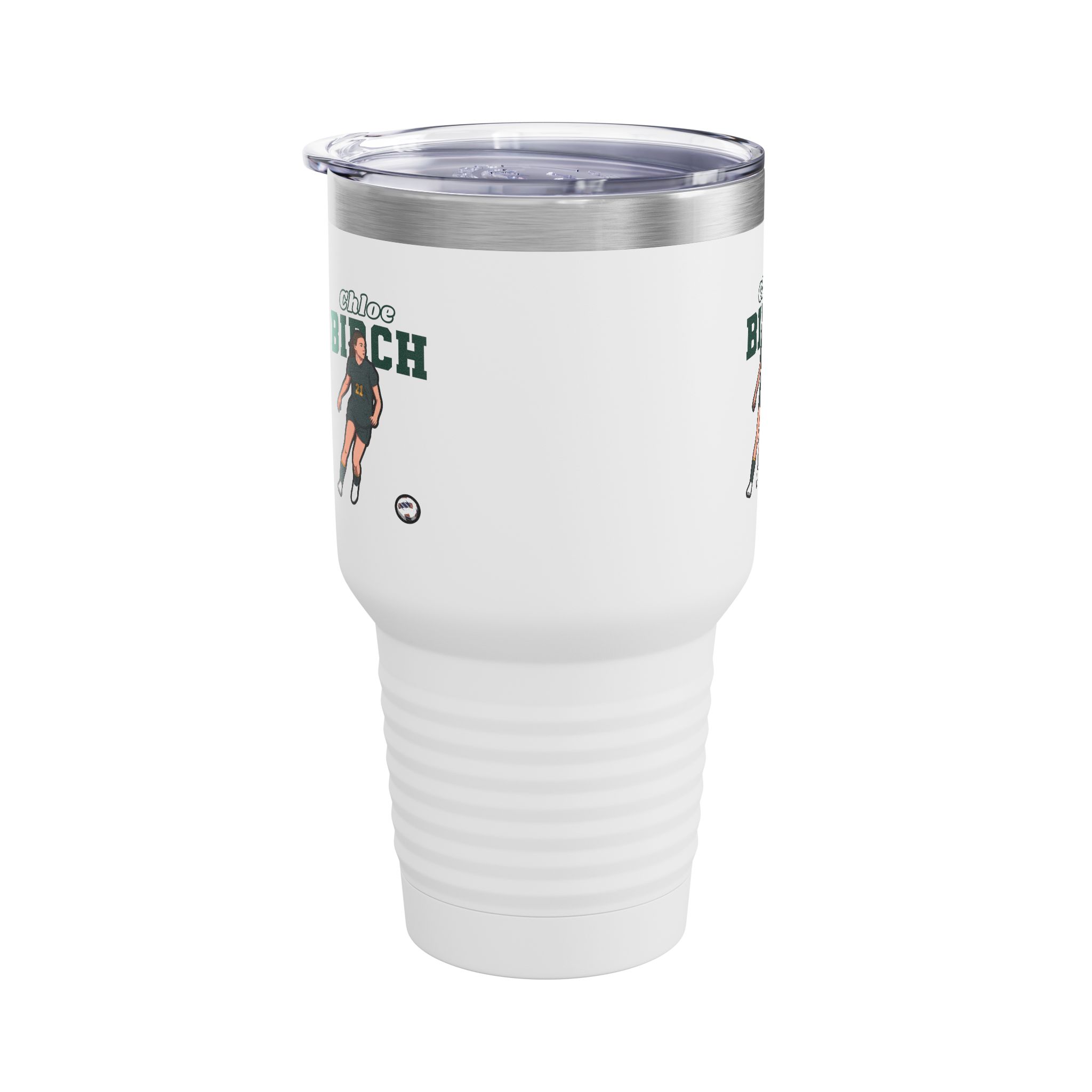 30oz Tumbler — character_name_arch in White