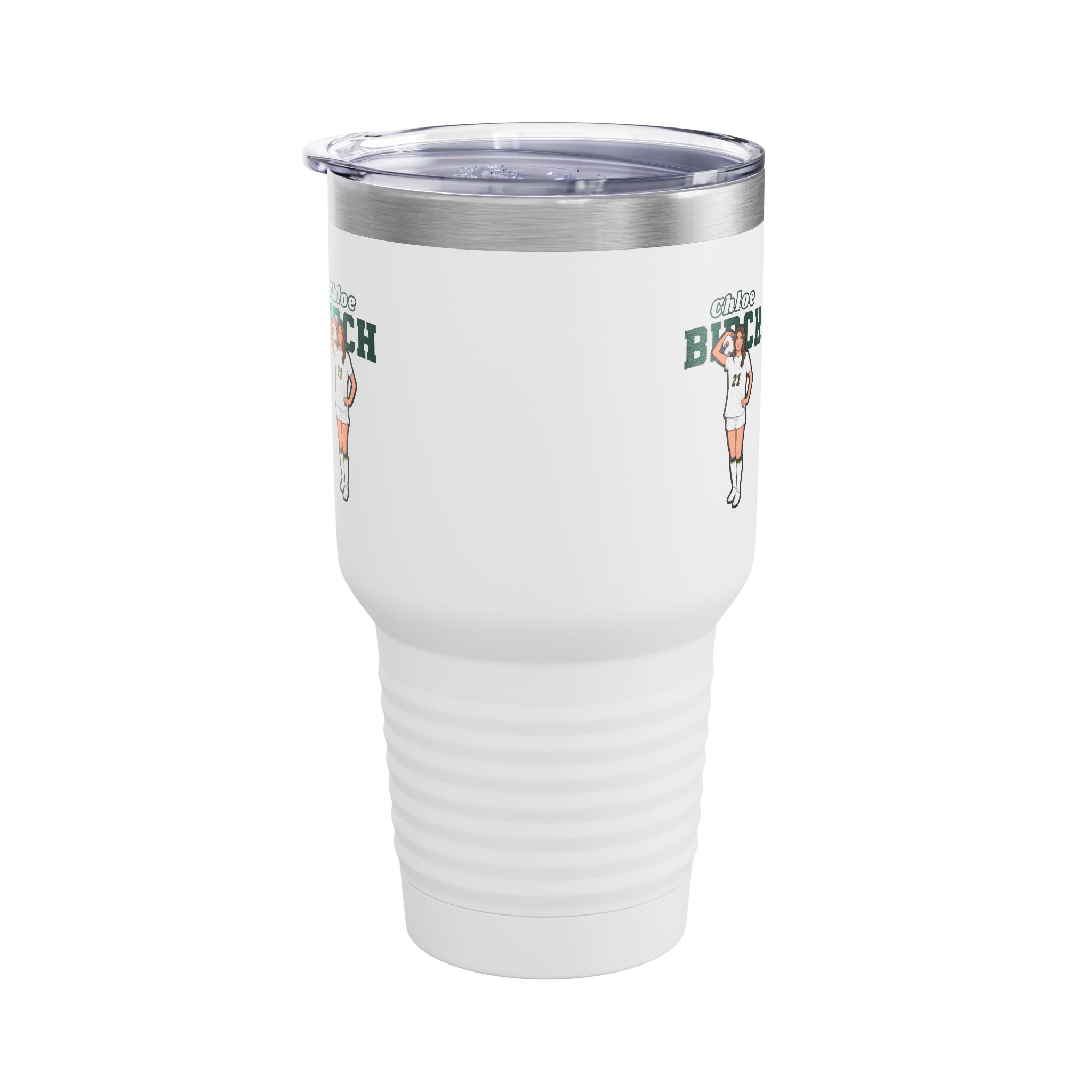 30oz Tumbler — character_name_arch in White