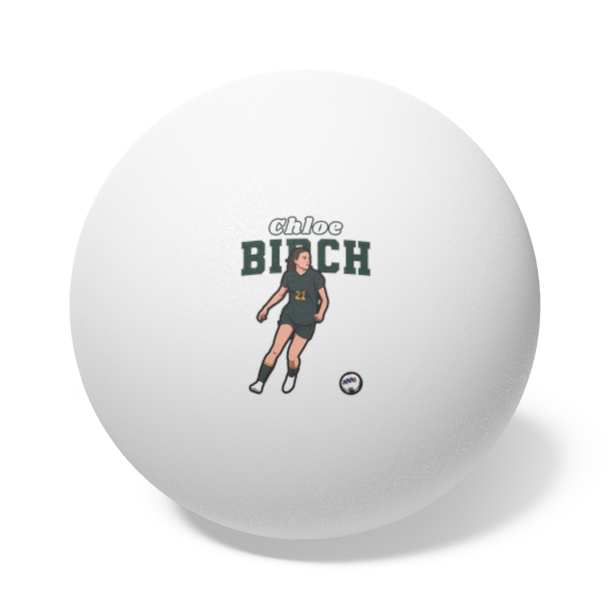 Ping Pong Balls, 6 pcs — character_name_arch in White