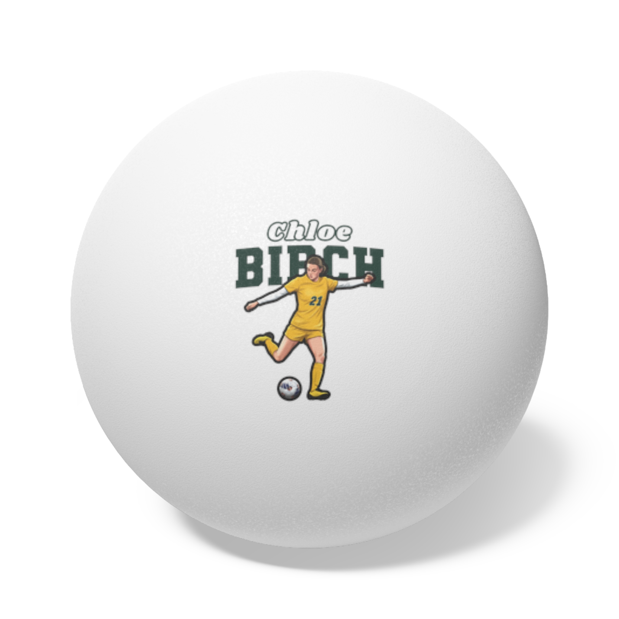 Ping Pong Balls, 6 pcs — character_name_arch in White
