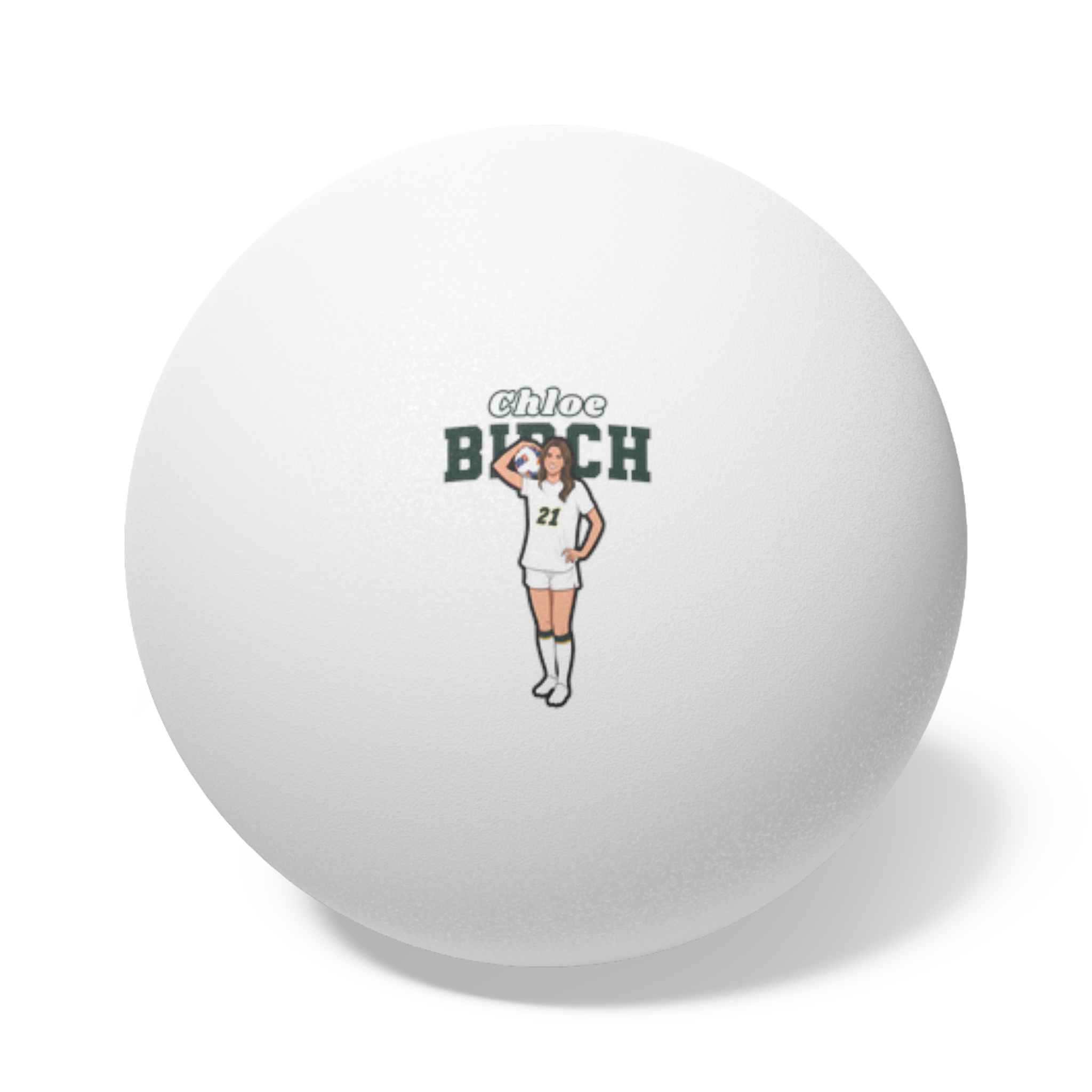 Ping Pong Balls, 6 pcs — character_name_arch in White