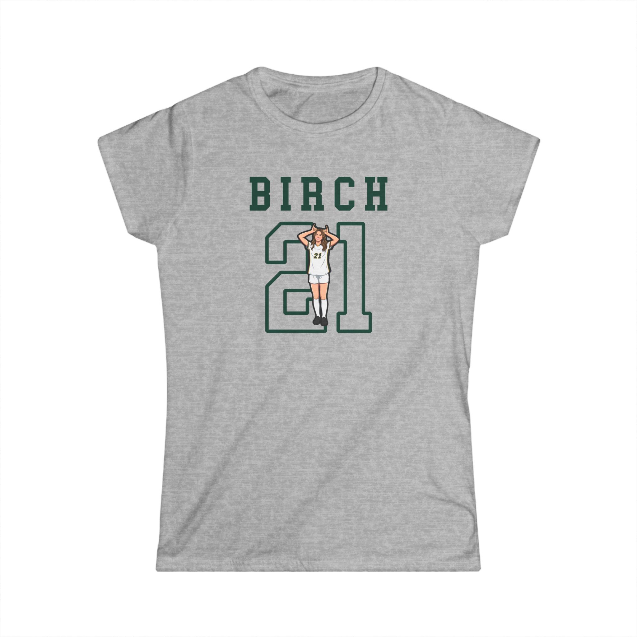Women's Softstyle Tee — character_shirsey in Grey