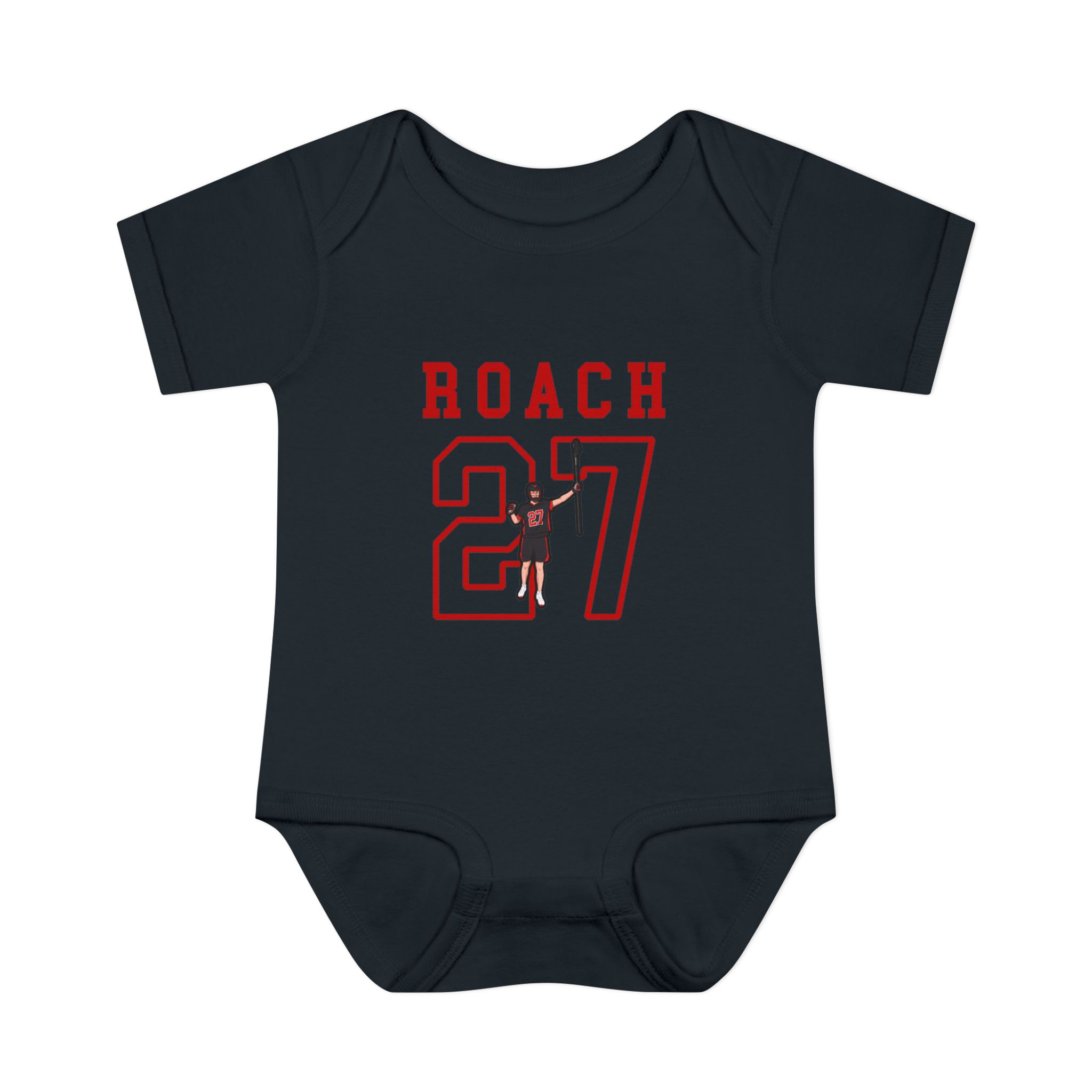 Baby Onesie — character_shirsey in Black