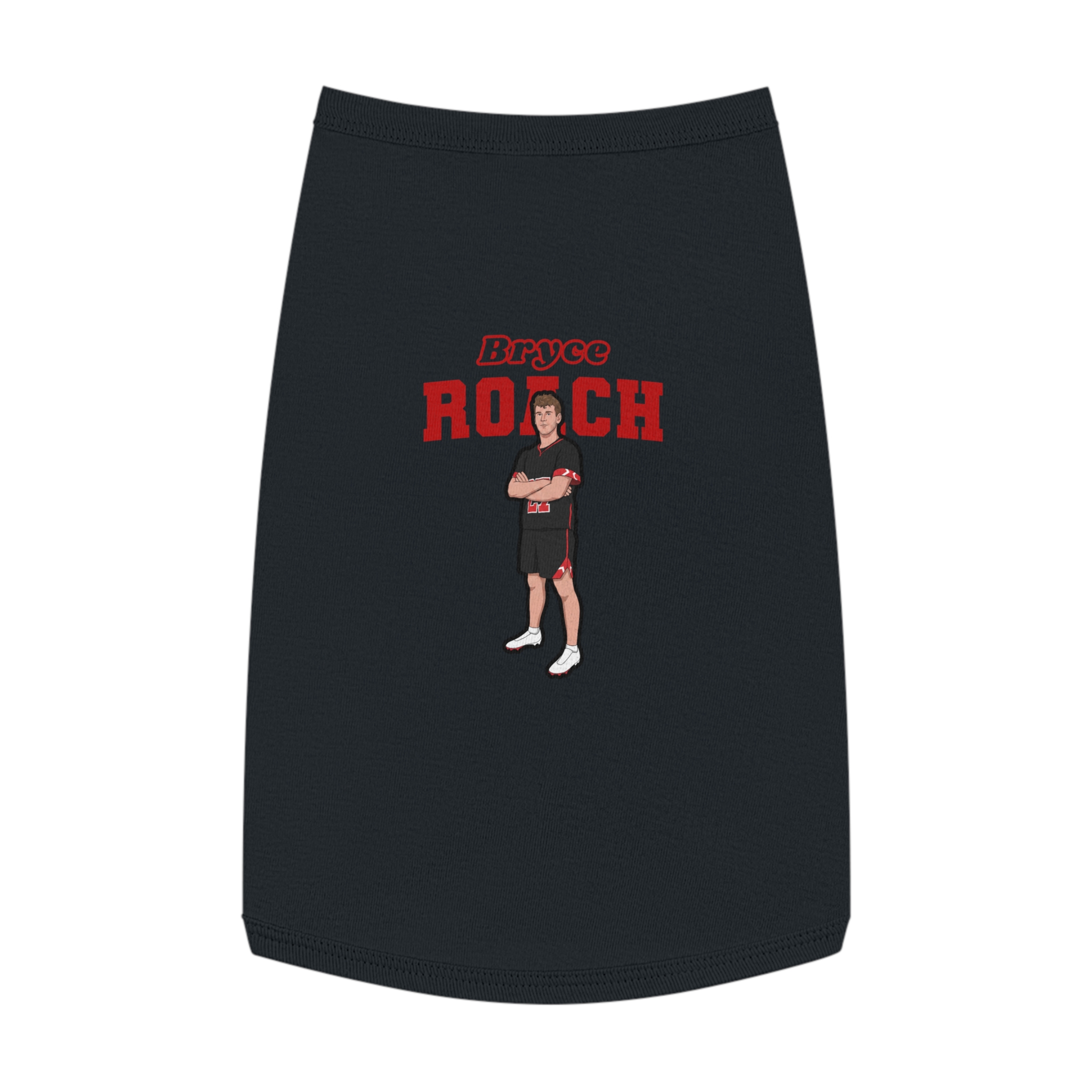 Pet Tank Top — character_name_arch in White