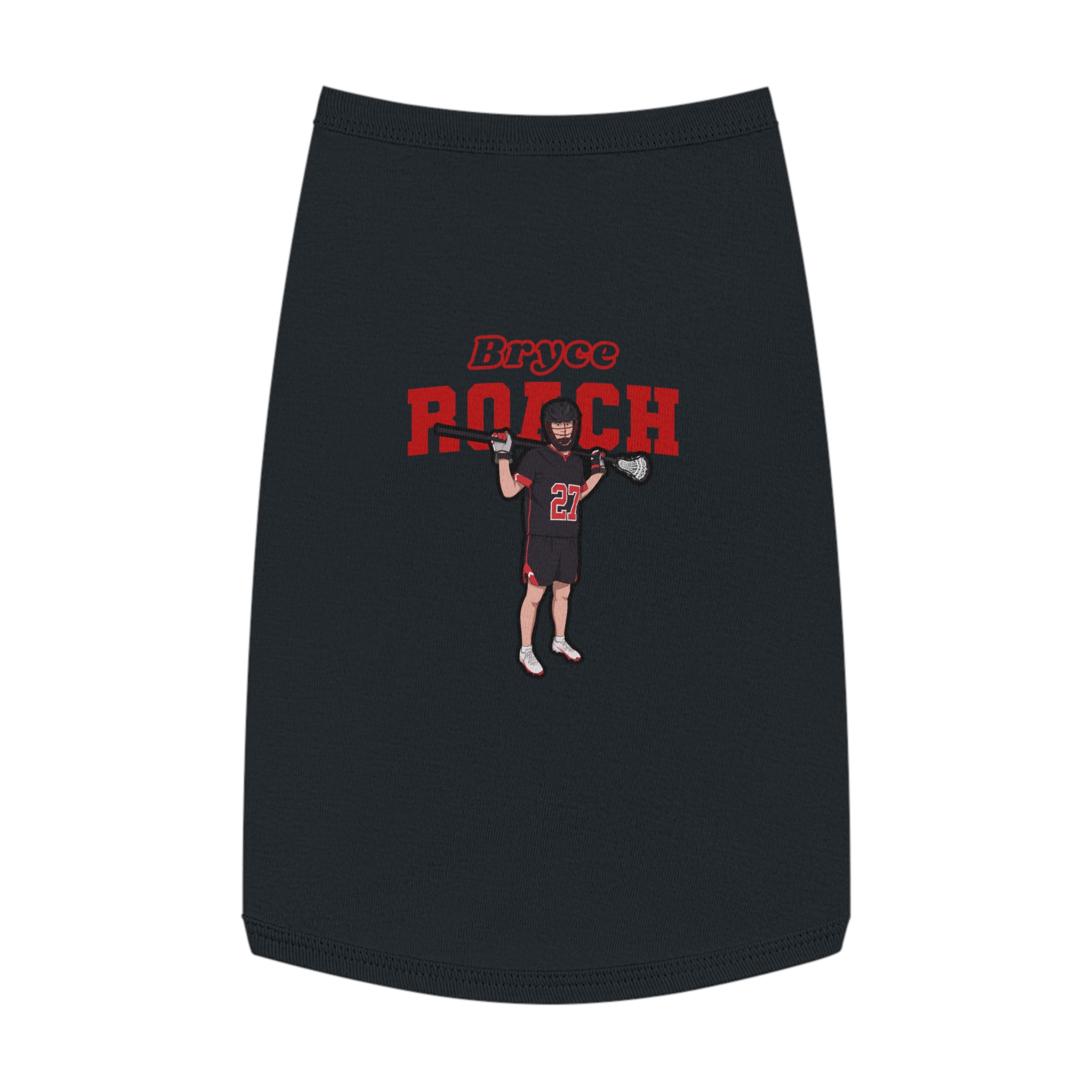 Pet Tank Top — character_name_arch in White